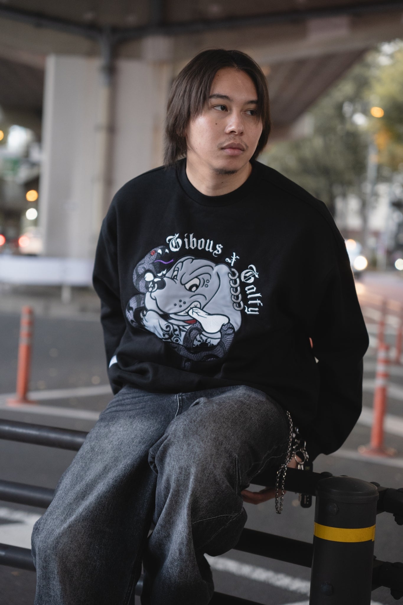【受注生産】gibous×GALFY snake dog trainer black