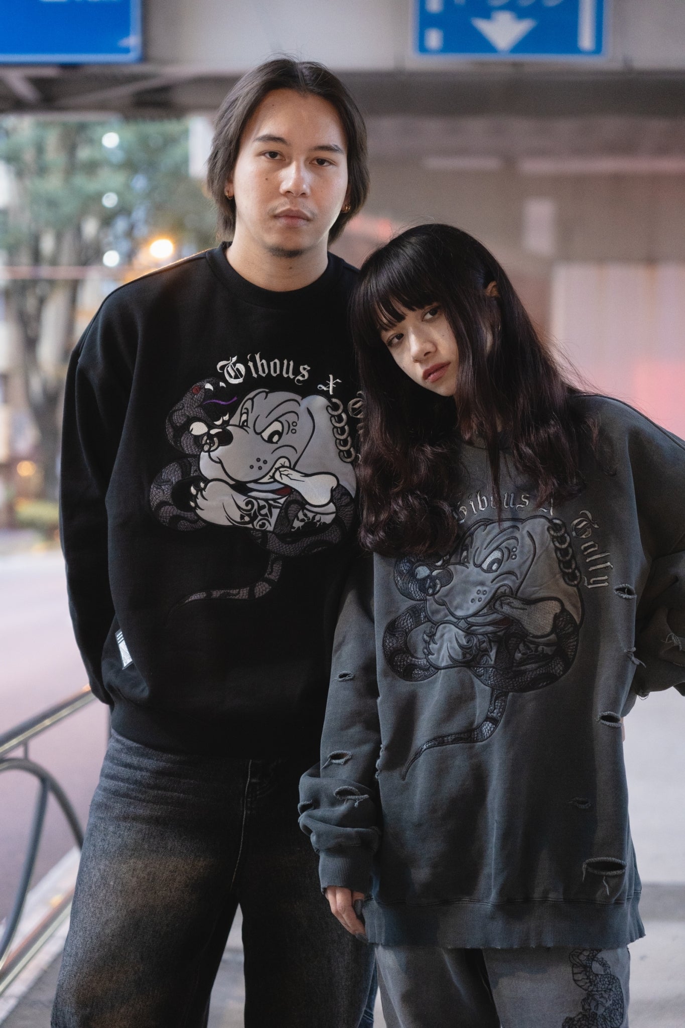 【受注生産】gibous×GALFY snake dog trainer black