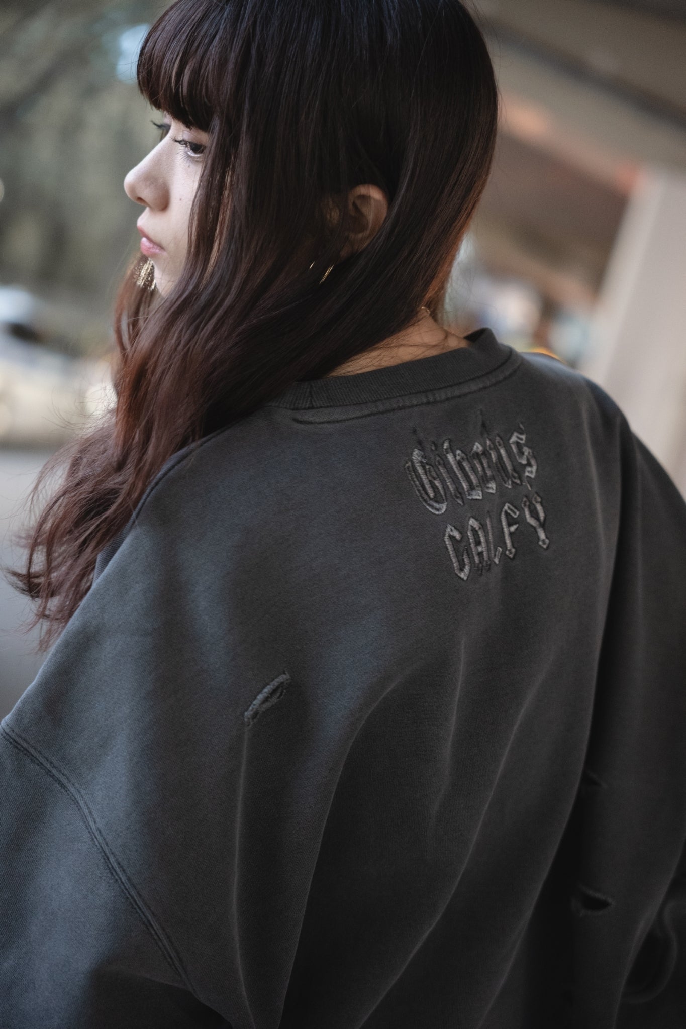 【受注生産】gibous×GALFY snake dog damage trainer ink black