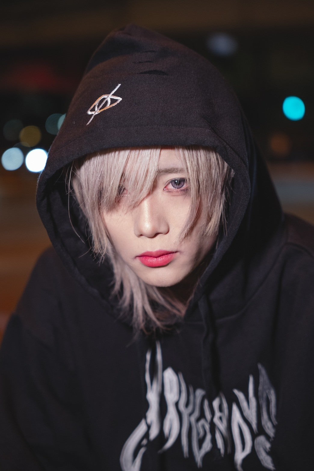gibous×kry eyelet punk parker