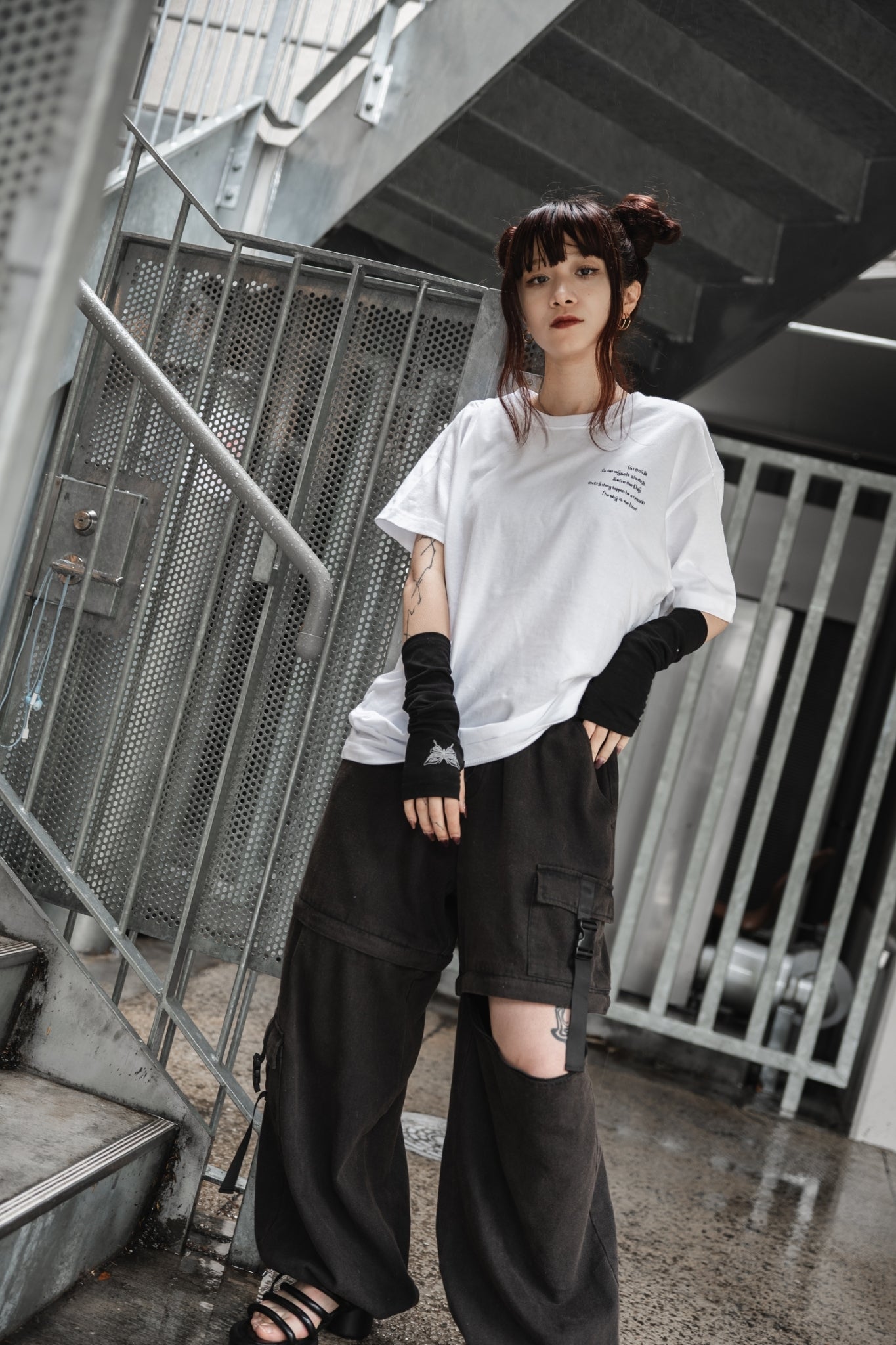 gibous to be myself always t shirt white