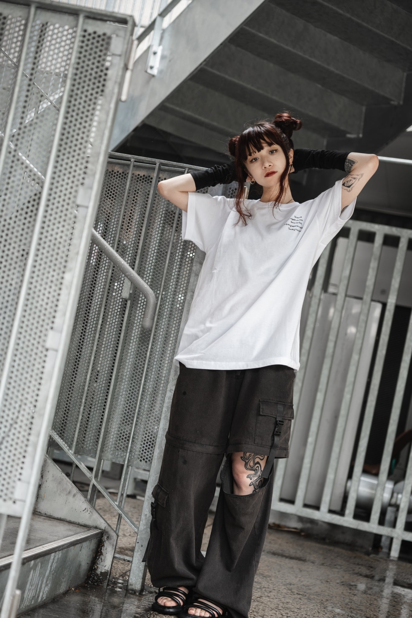 gibous to be myself always t shirt white