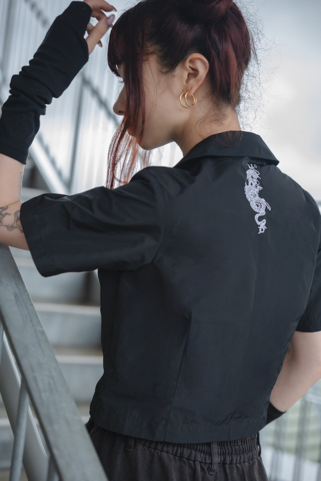 gibous scorpion zipper jacket