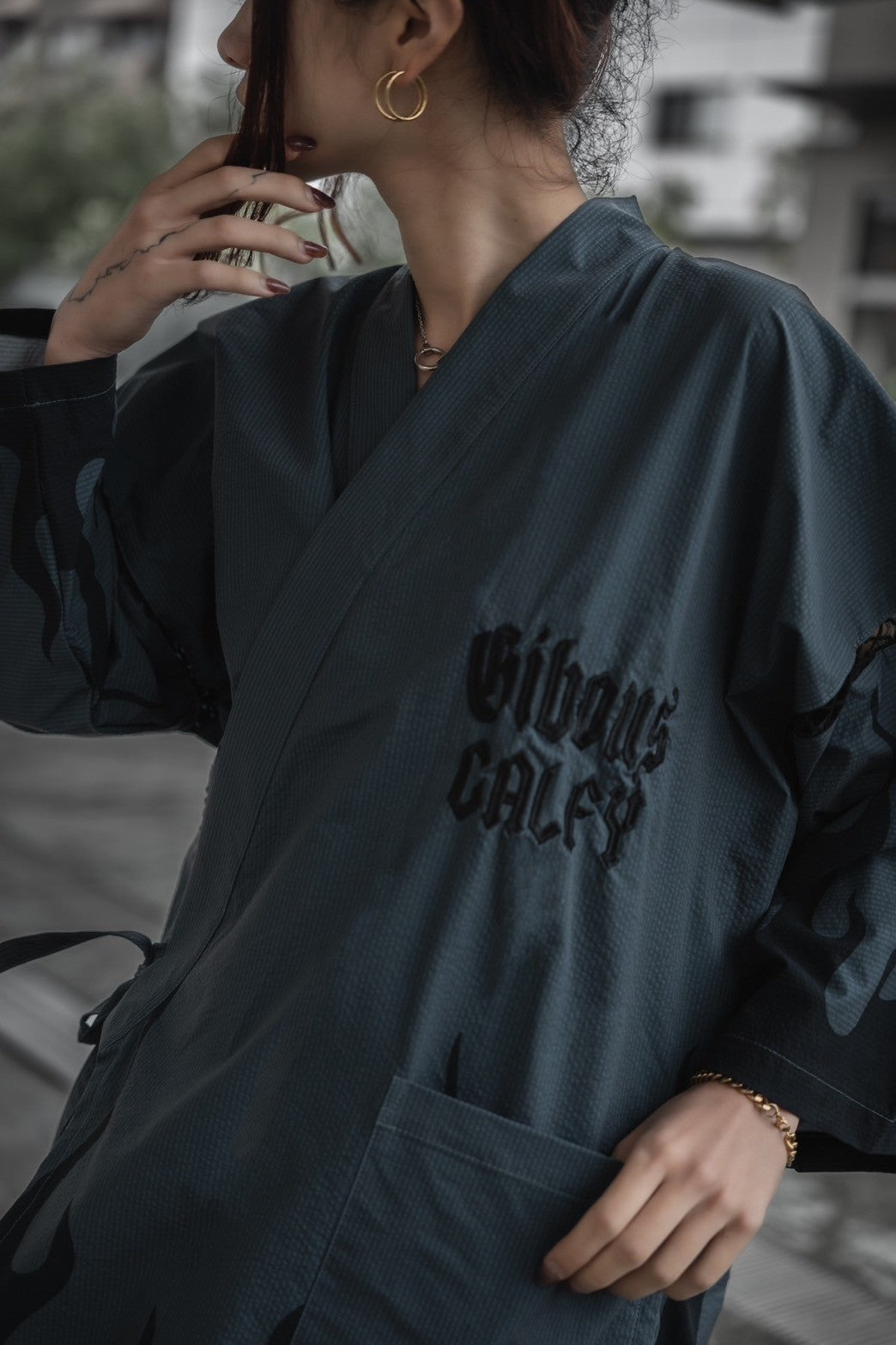 gibous×GALFY snake dog flame jinbei