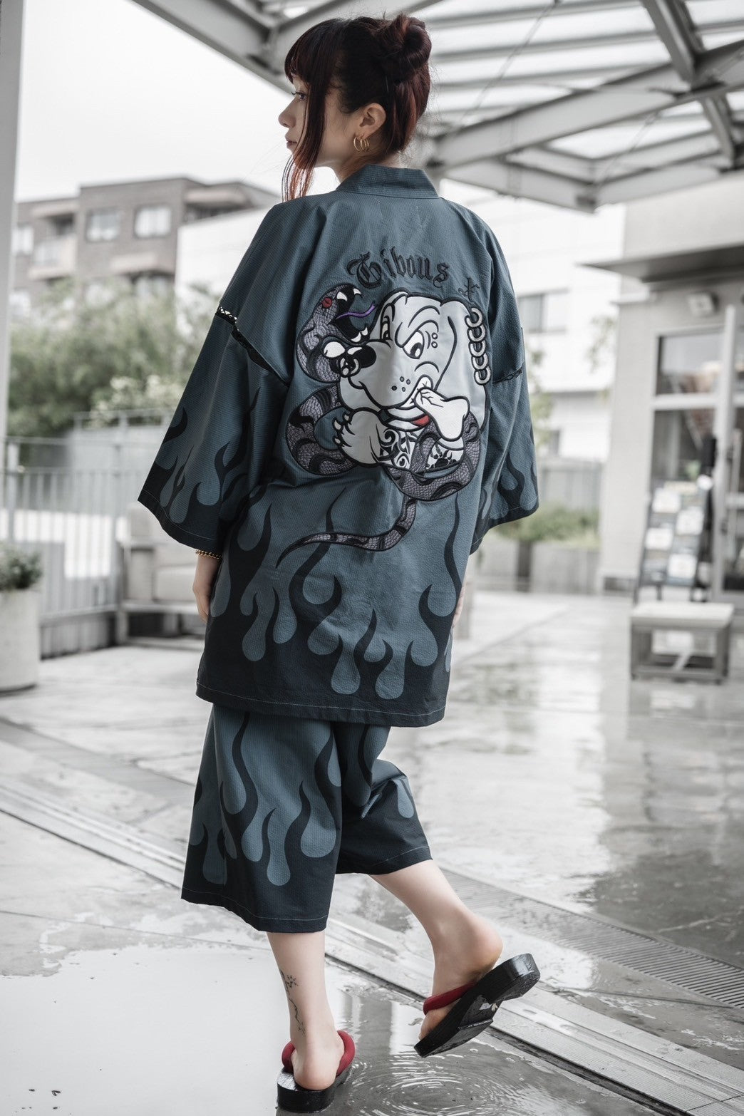 gibous×GALFY snake dog flame jinbei