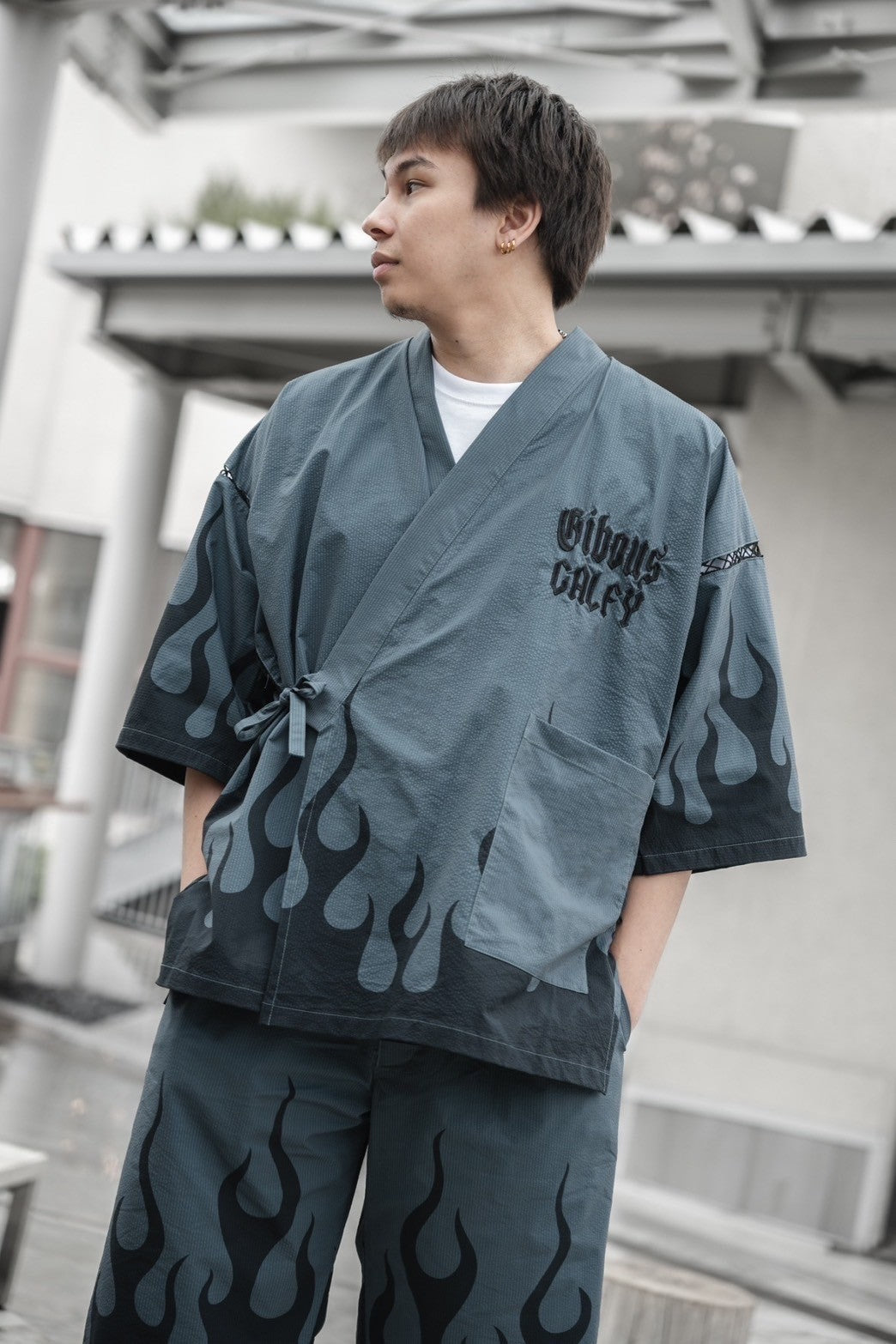 gibous×GALFY snake dog flame jinbei