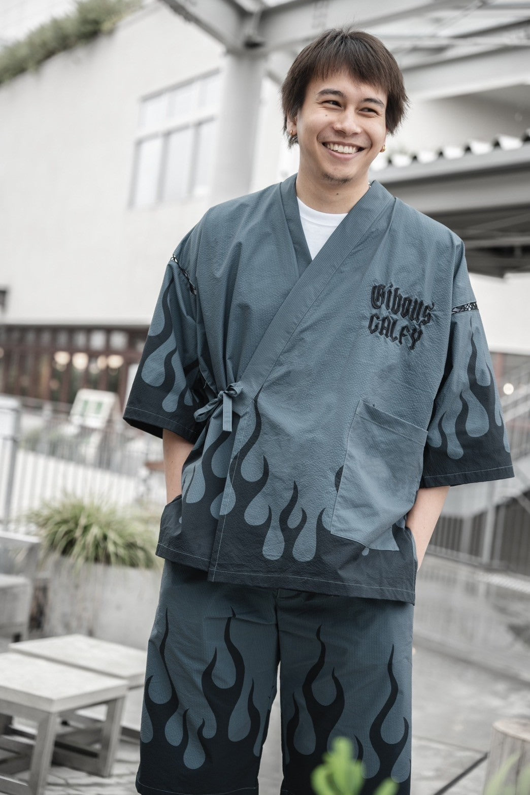 gibous×GALFY snake dog flame jinbei