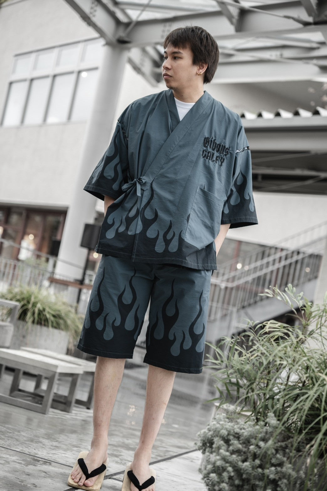 gibous×GALFY snake dog flame jinbei