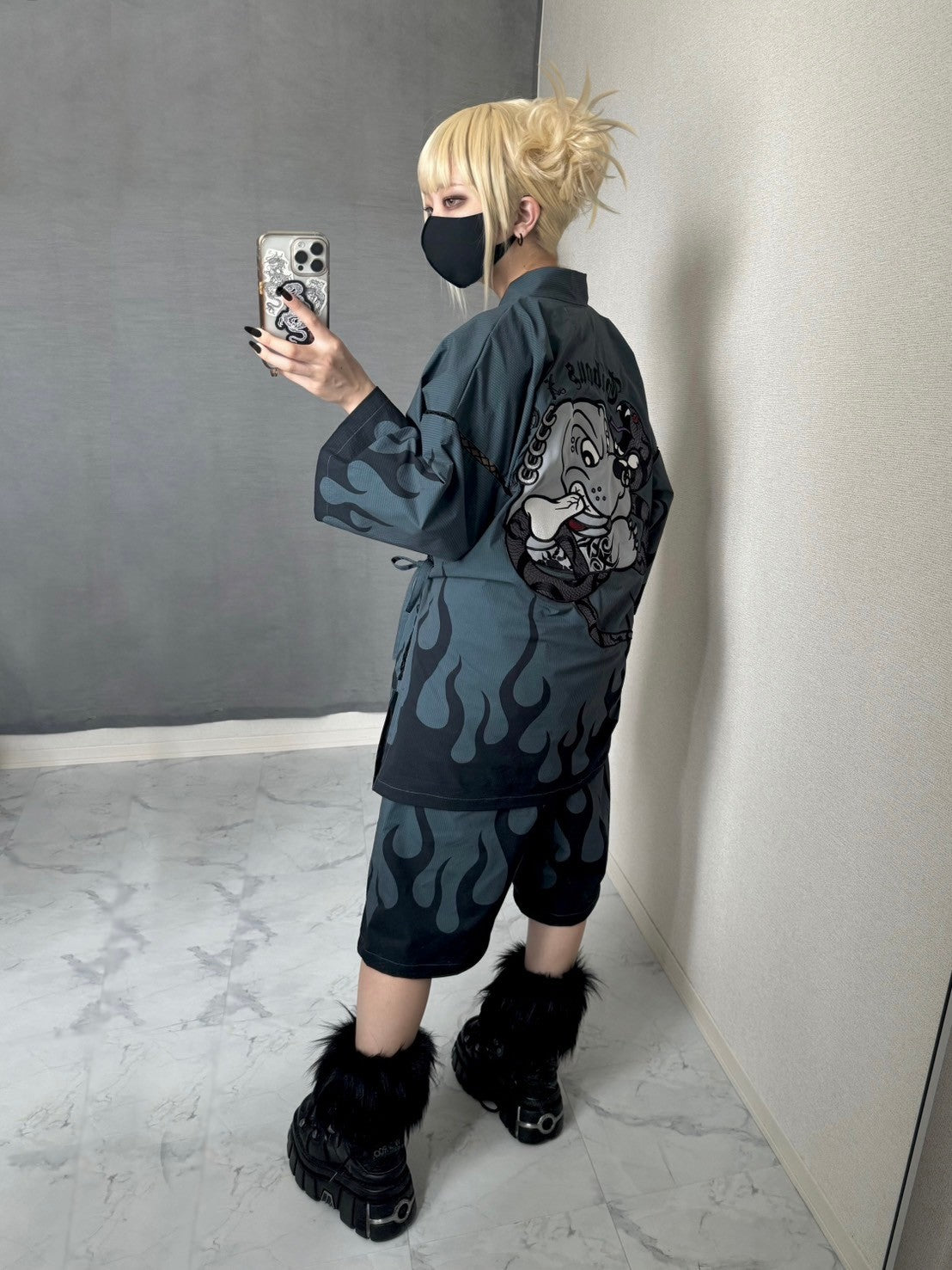 gibous×GALFY snake dog flame jinbei