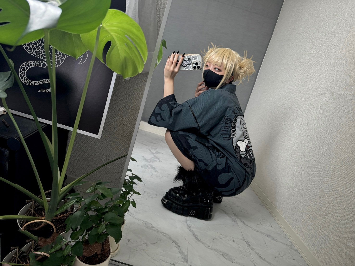gibous×GALFY snake dog flame jinbei