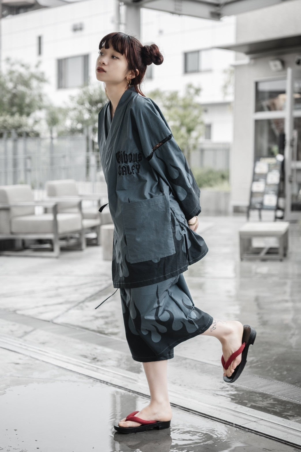 gibous×GALFY snake dog flame jinbei