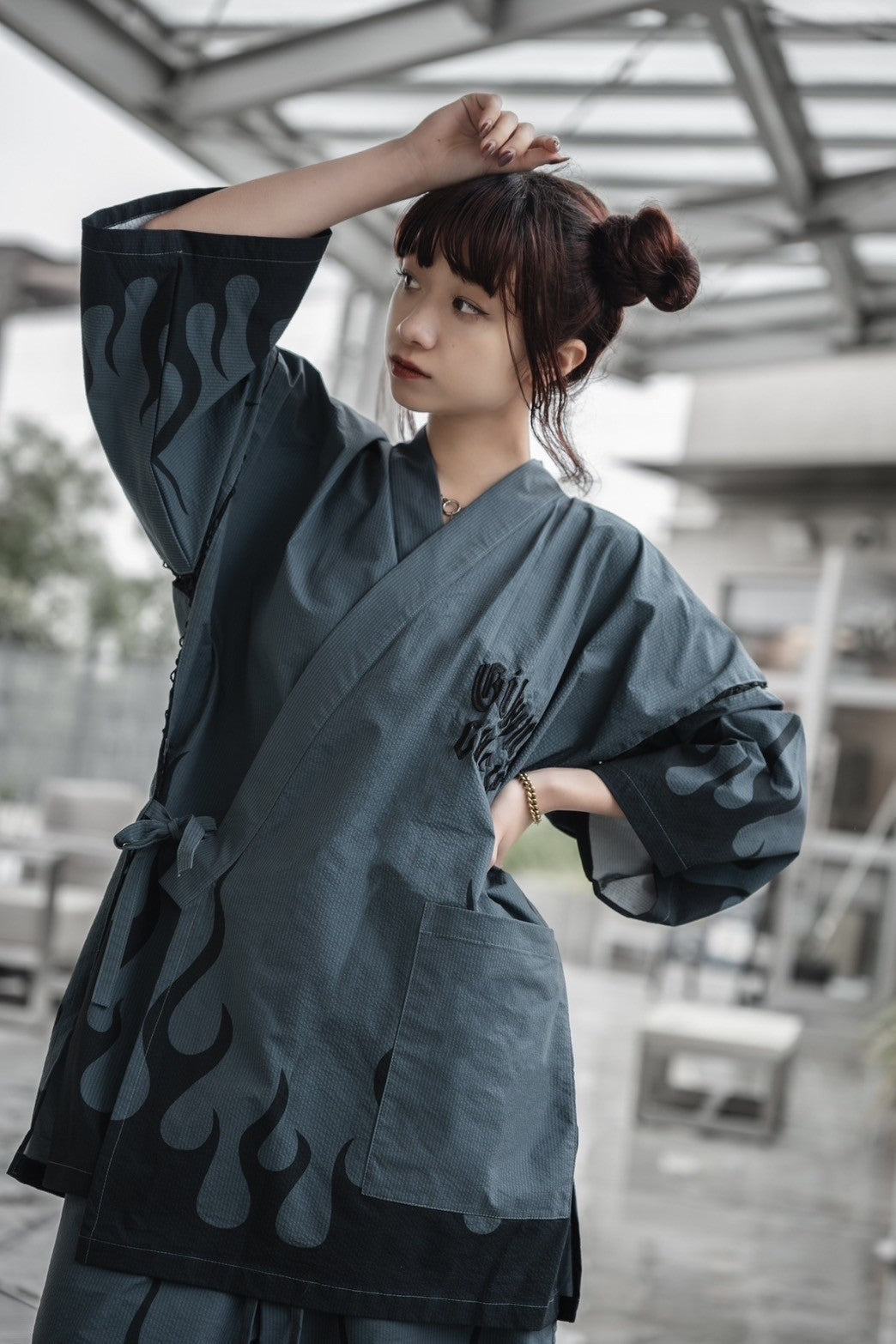gibous×GALFY snake dog flame jinbei