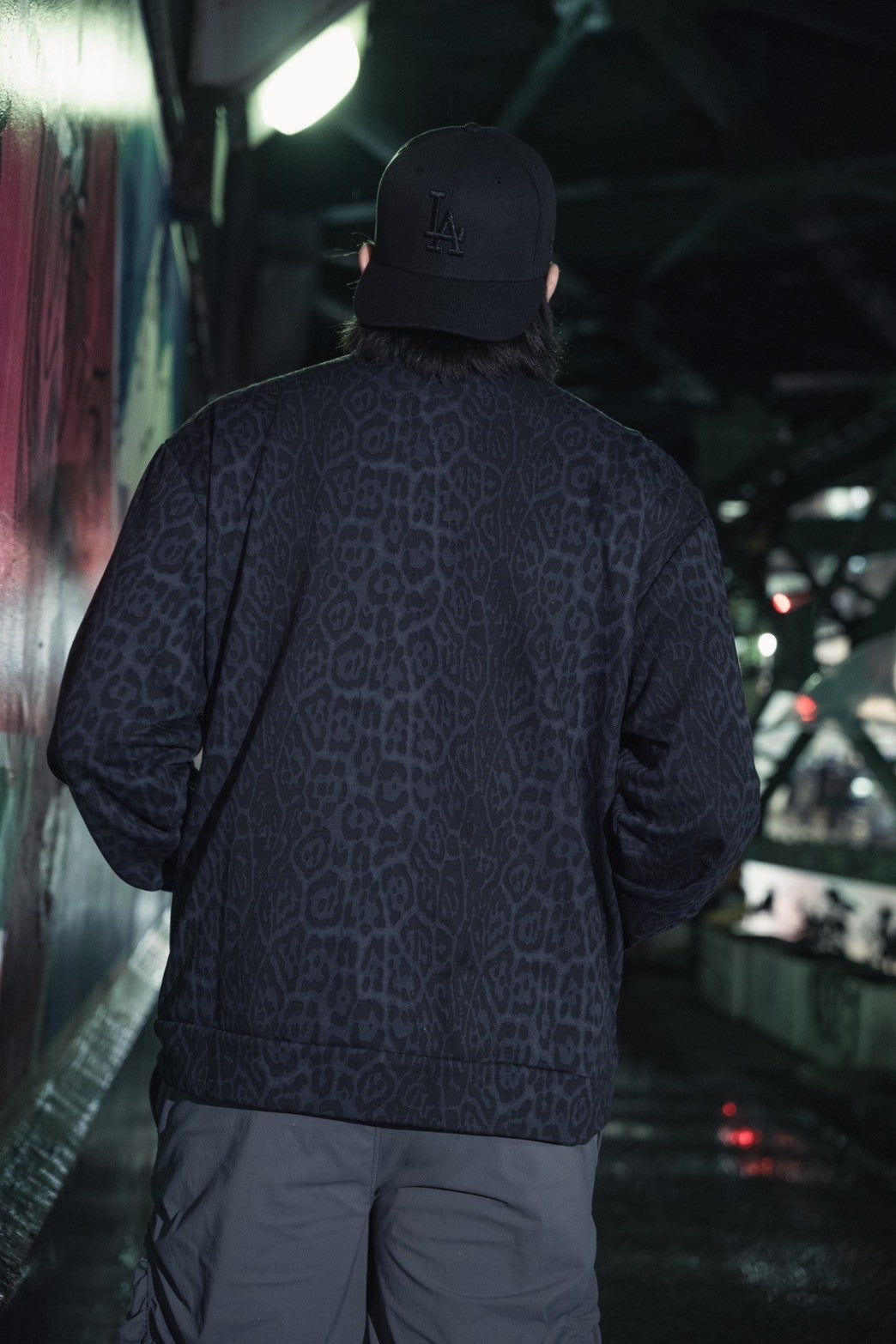 gibous snake cross leopard jacket
