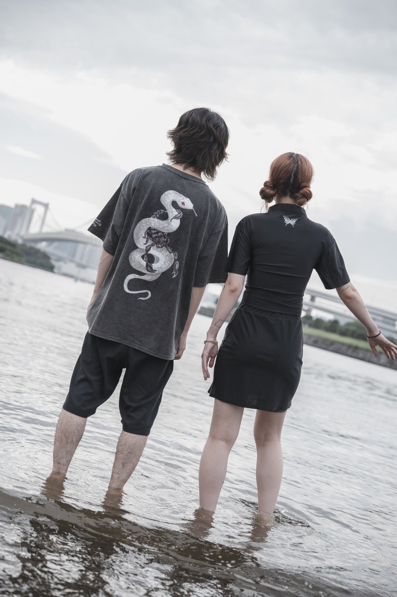 gibous snake scorpion pants swimsuit