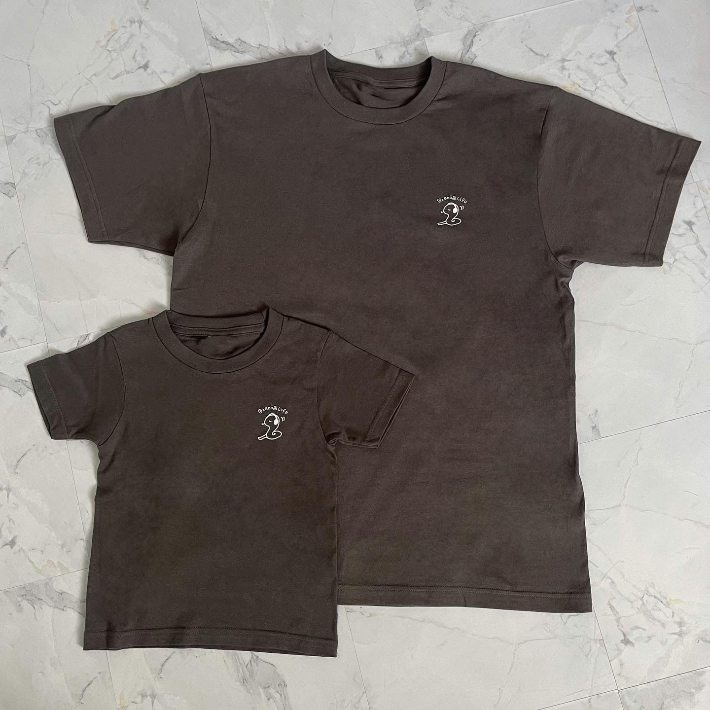 gibous baby snake t shirt charcoal gray
