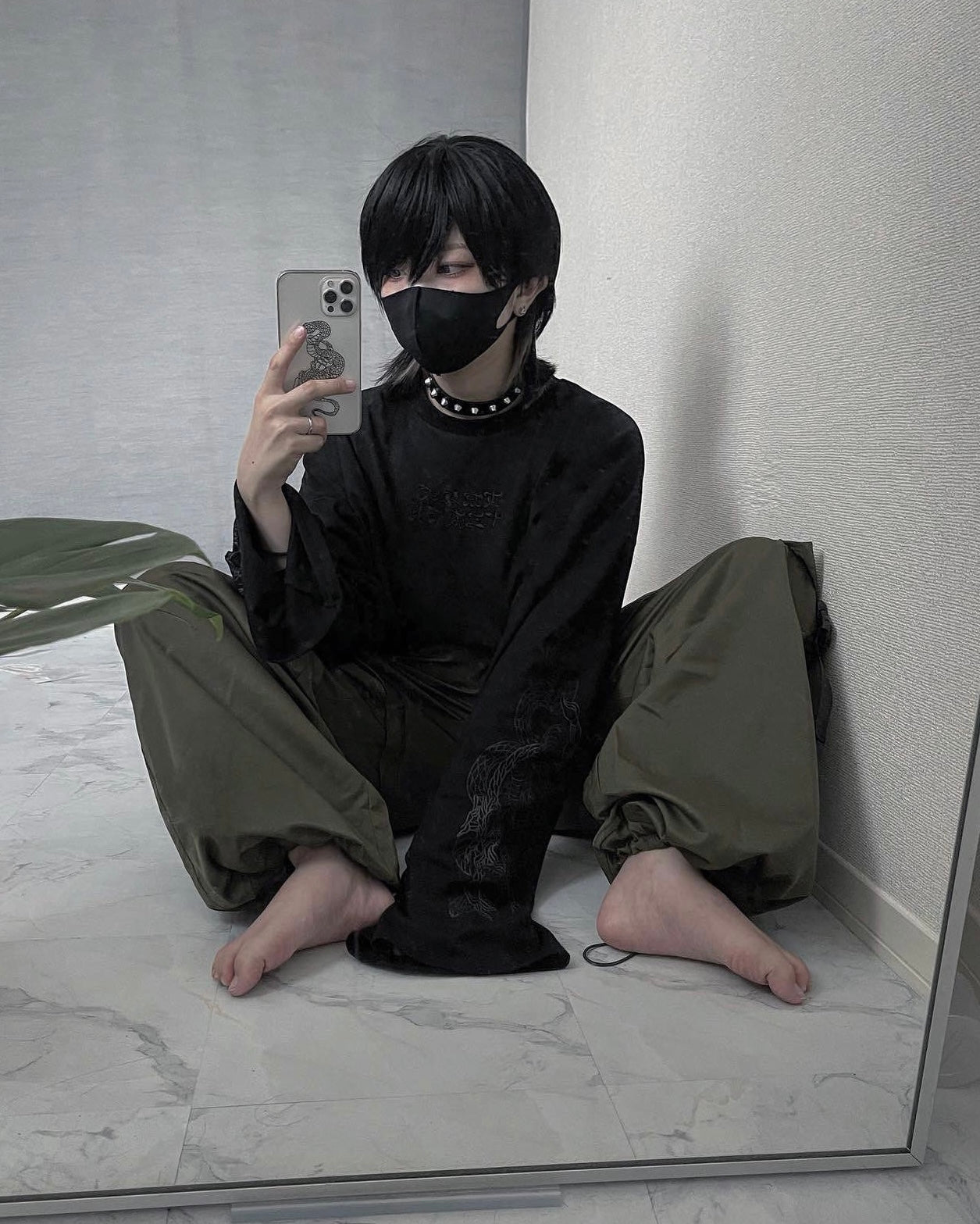 gibous×東京13零式 snakescorpion long t shirt