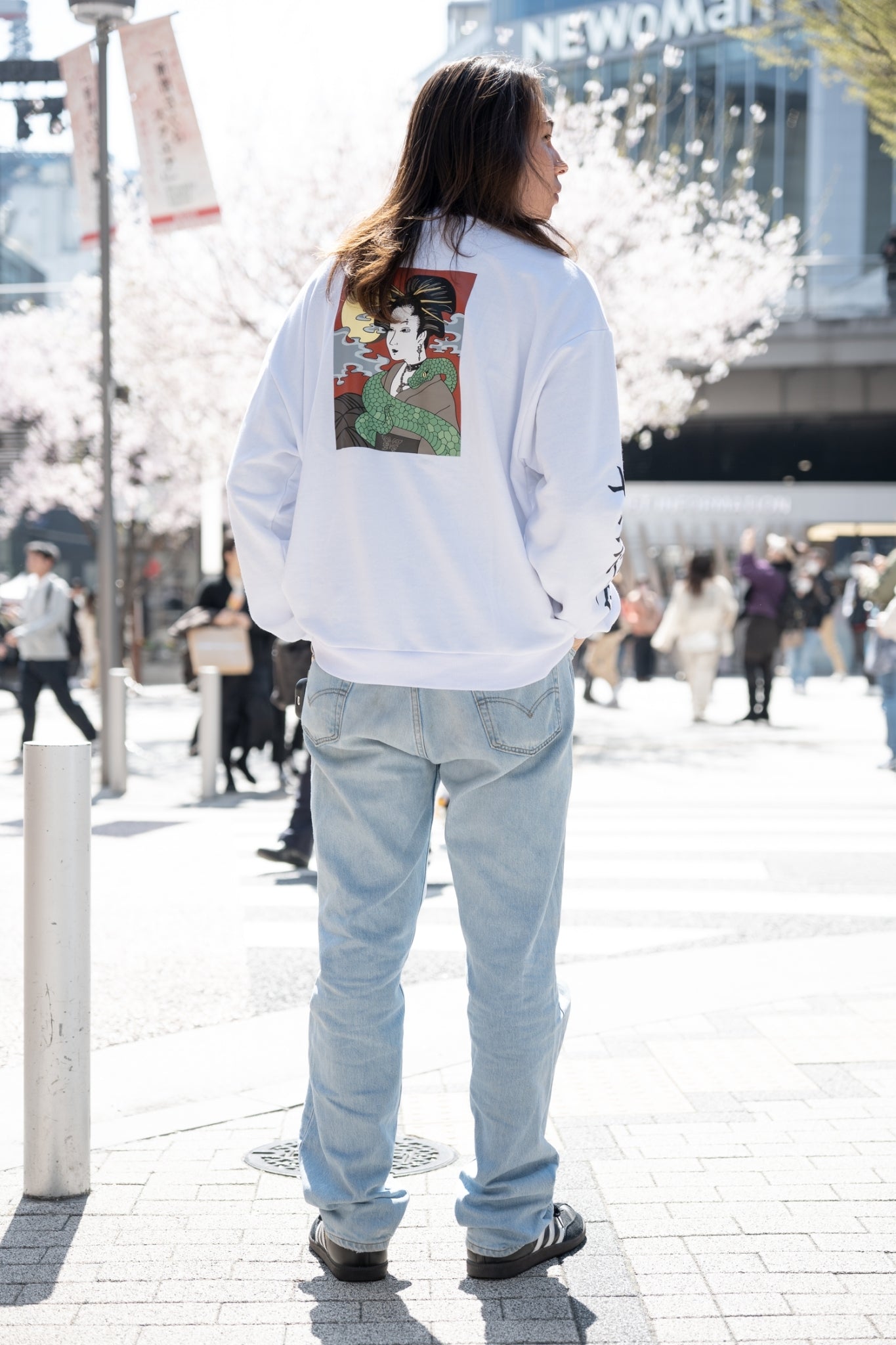 gibous 浮世絵 trainer white