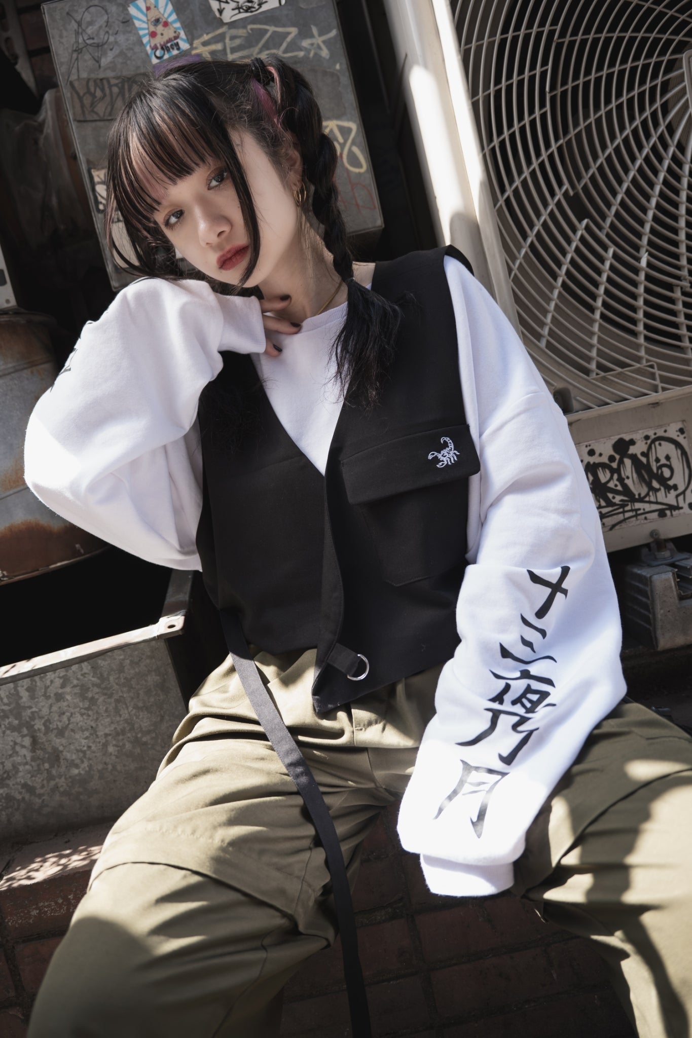 gibous 浮世絵 trainer white