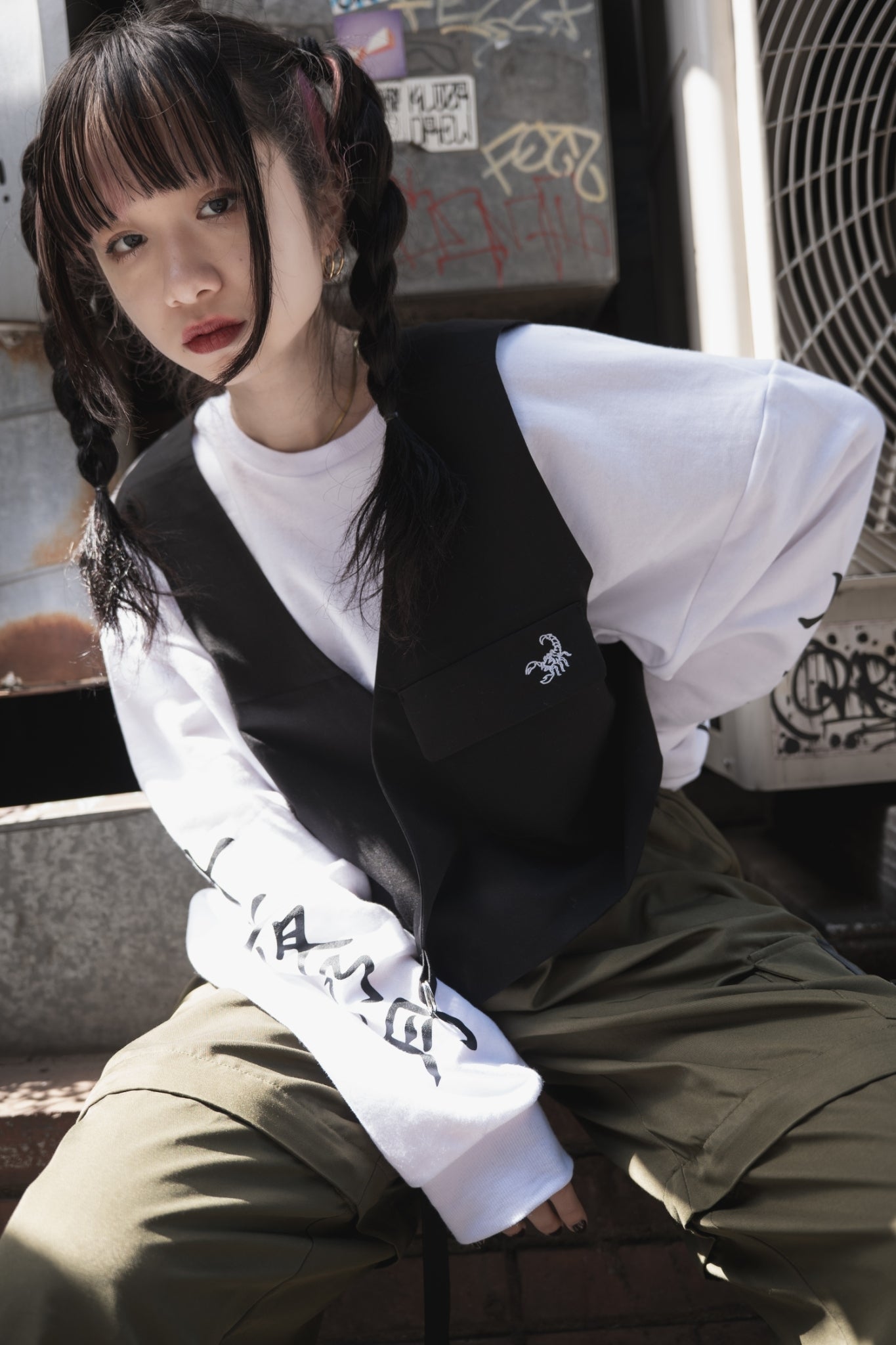 gibous 浮世絵 trainer white