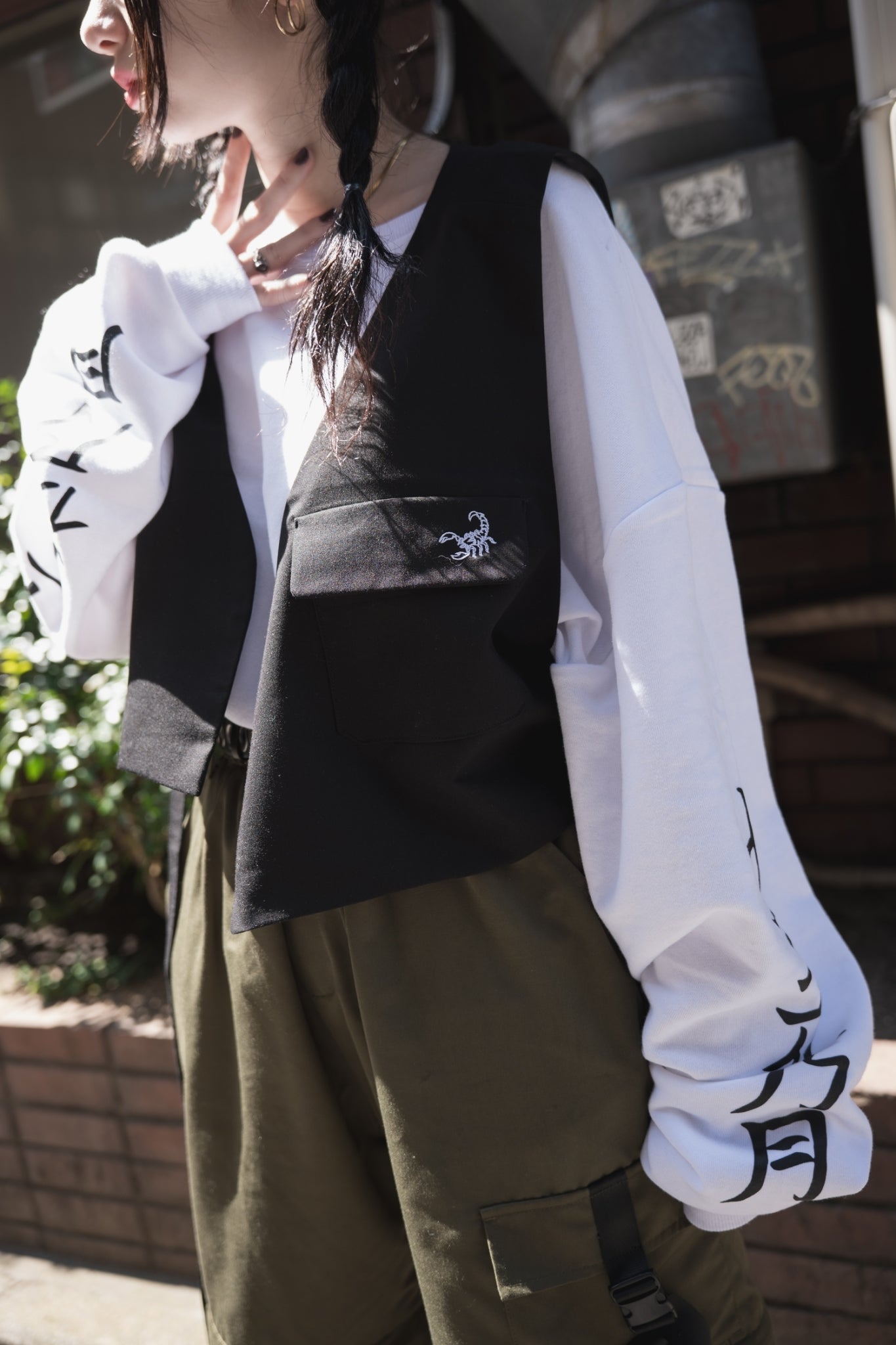 gibous 浮世絵 trainer white
