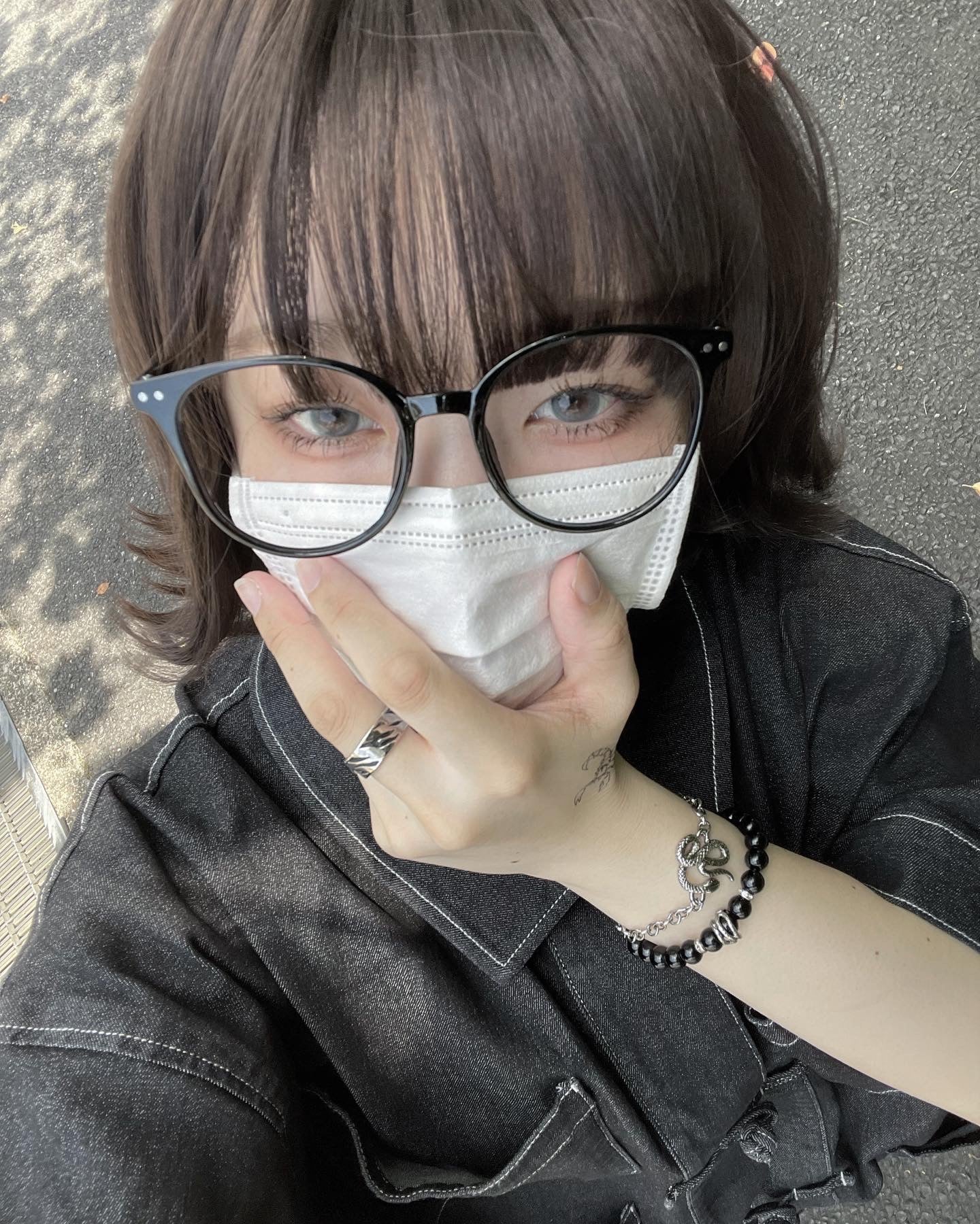 【再販】gibous china stitch denim tops