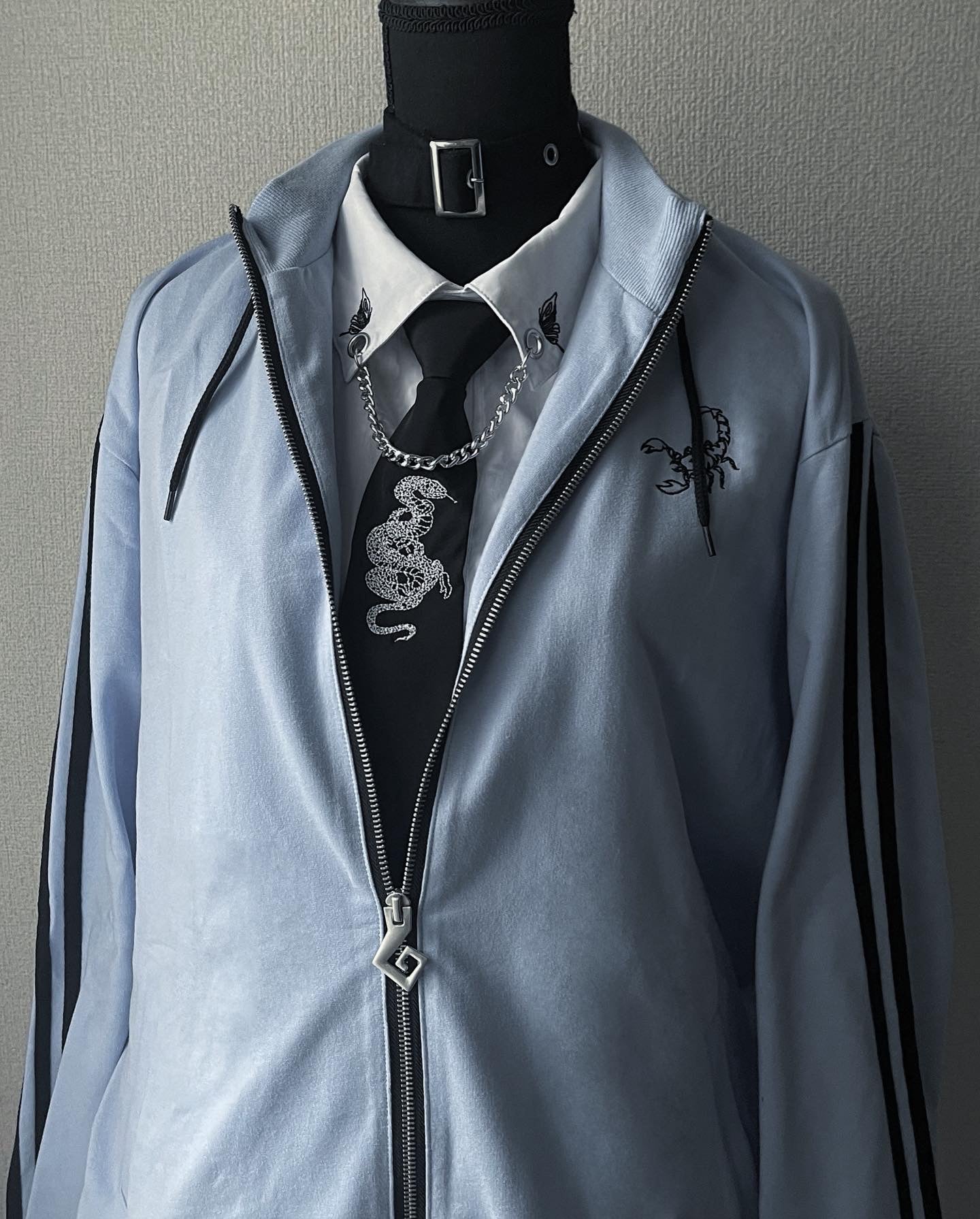 【再販】gibous snake scorpion necktie