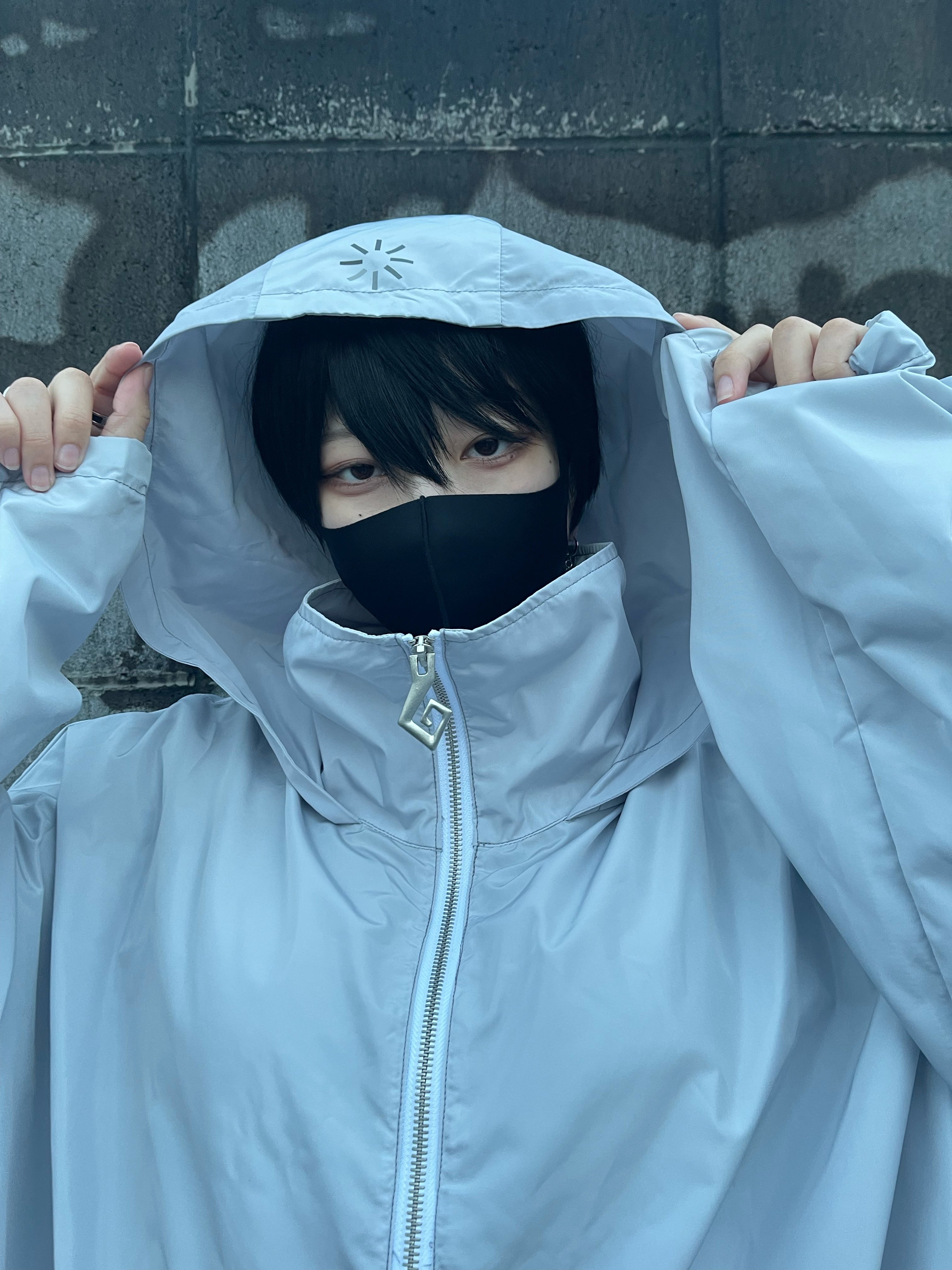 gibous Wind hoodie gray