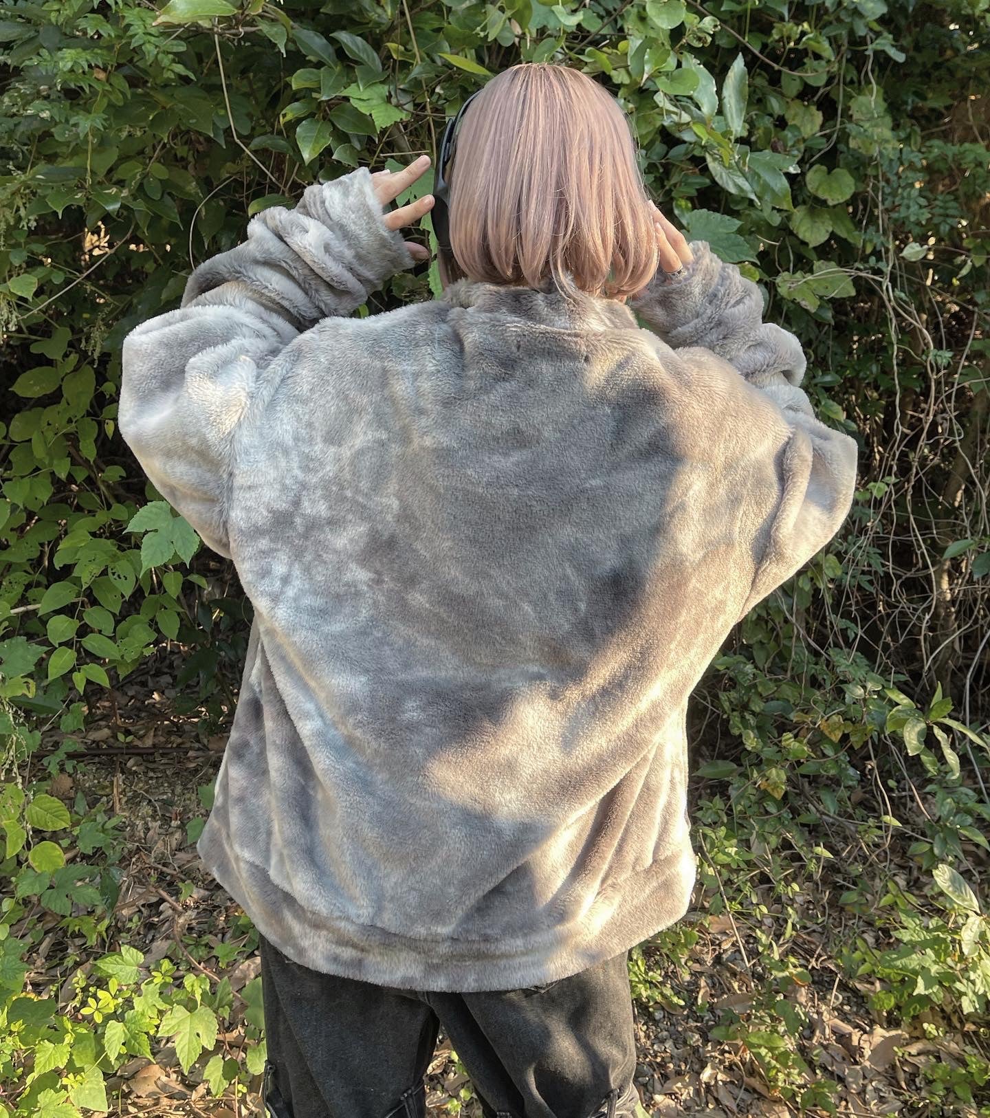 【再販】lhp tie-dye cross half zip light