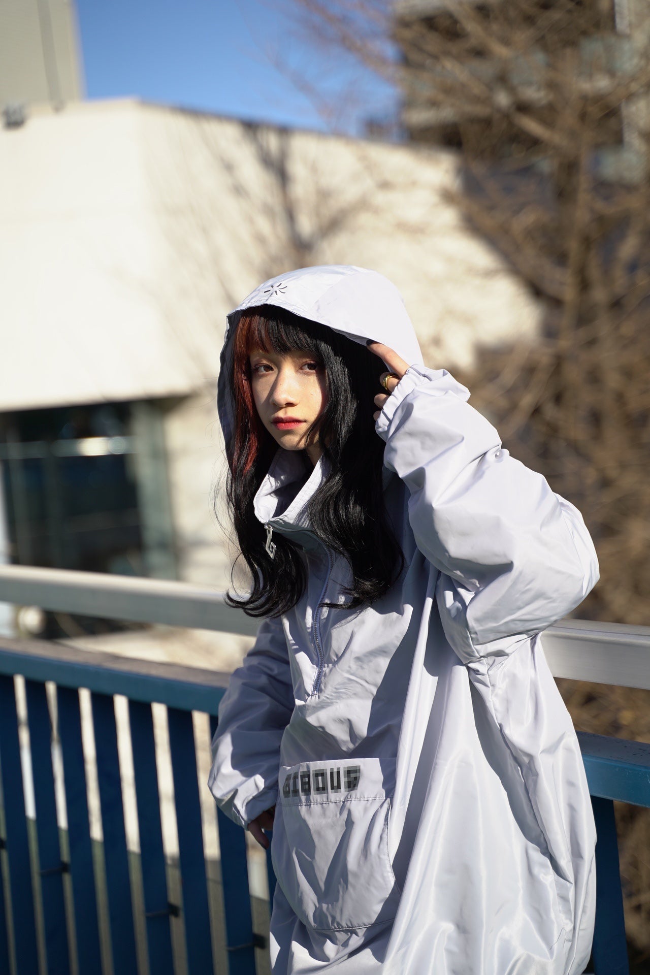 gibous Wind hoodie gray