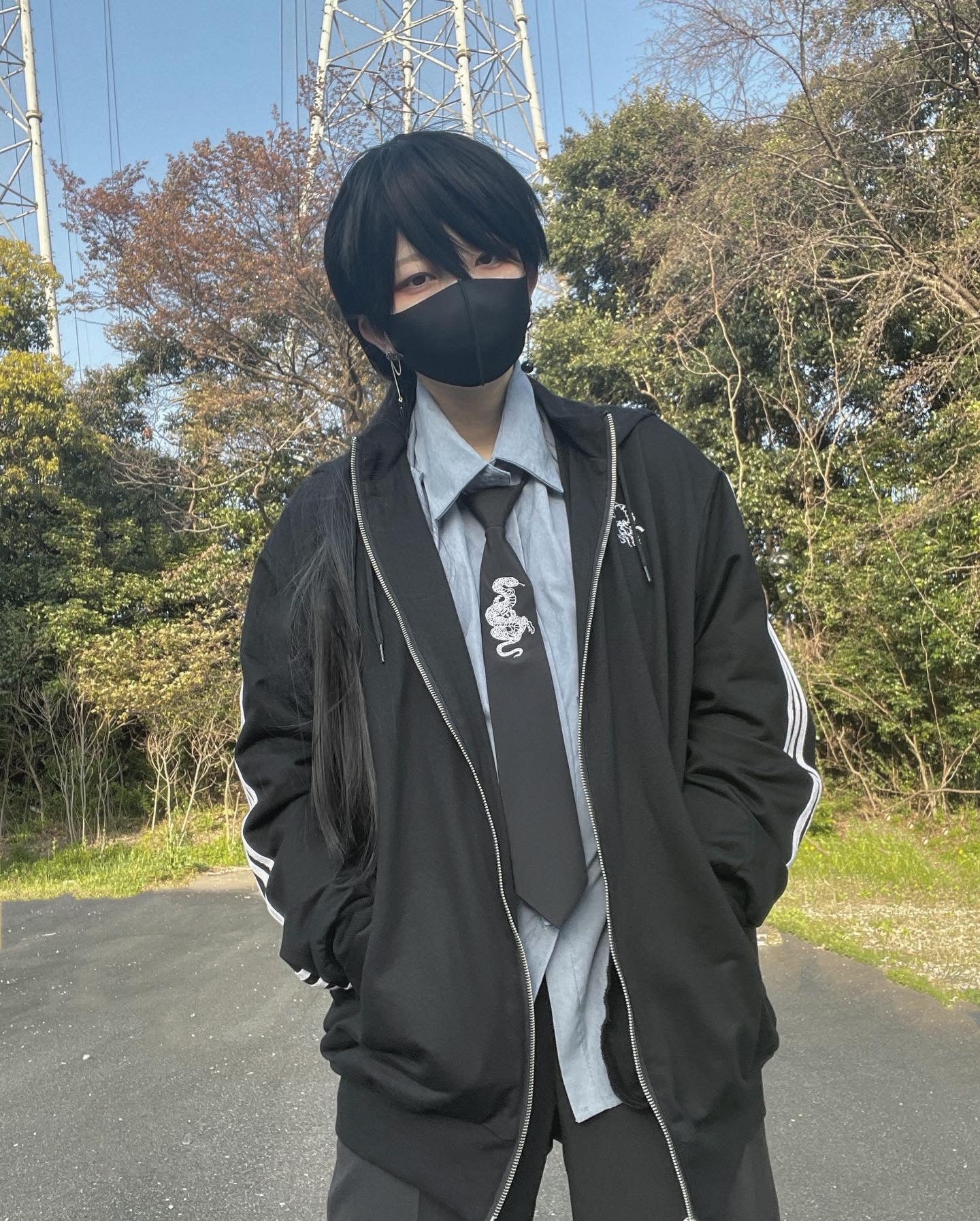 【再販】gibous snake scorpion necktie