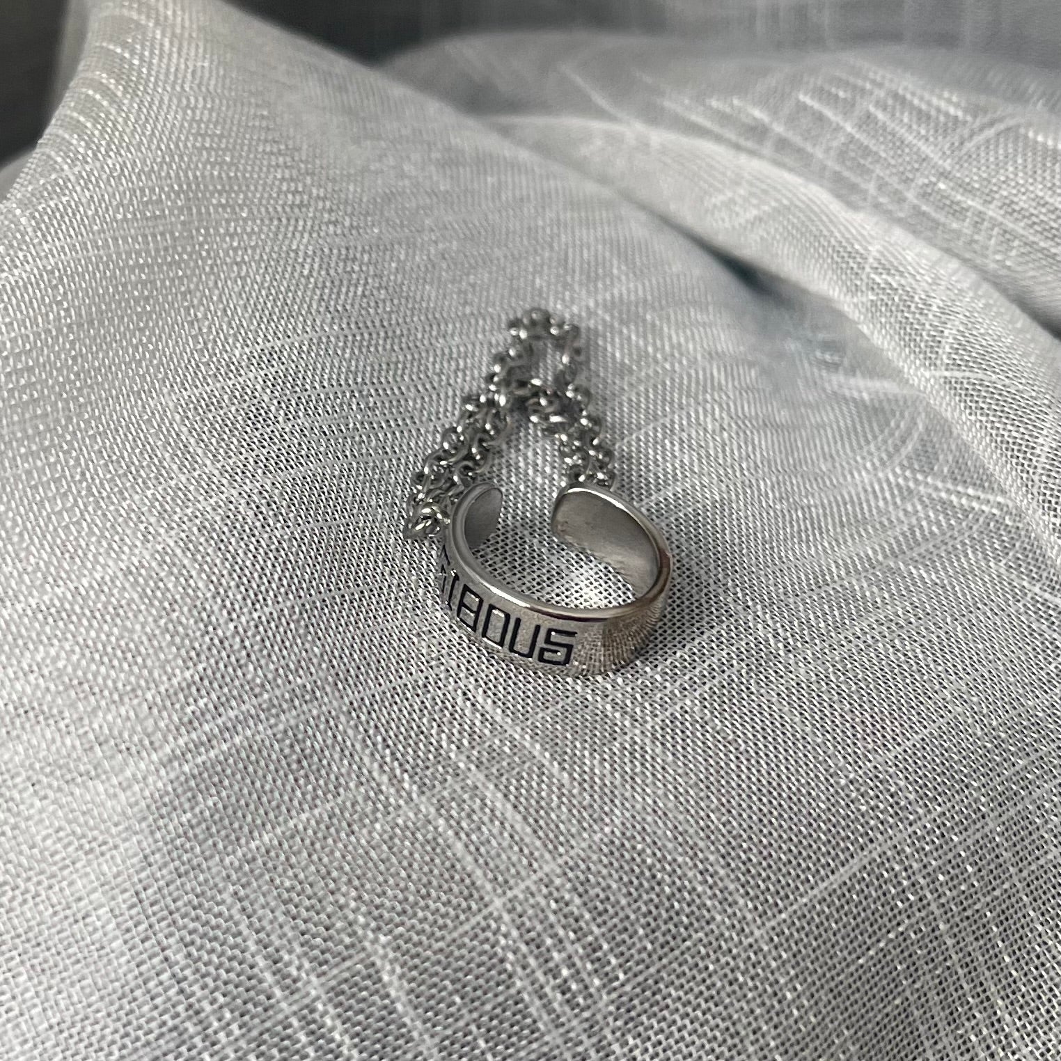 gibous logo ear cuff