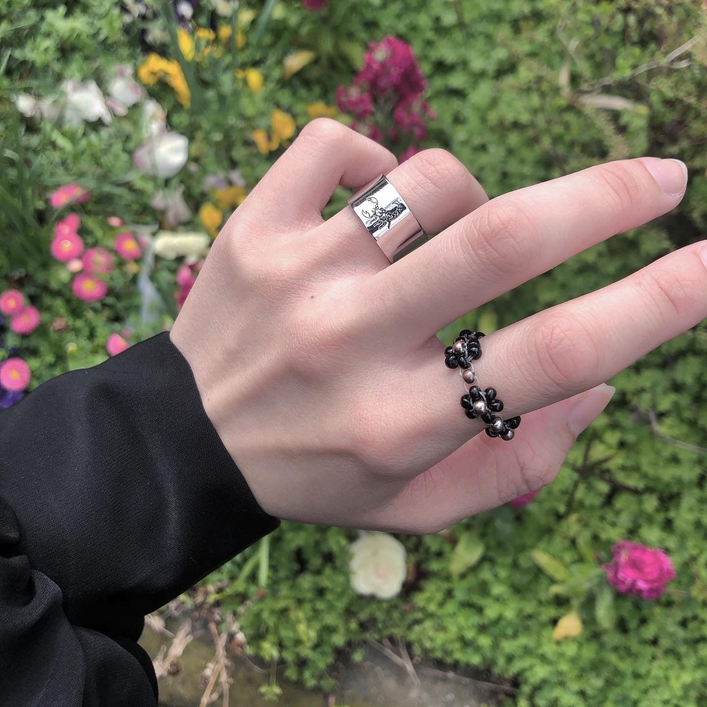 gibous scorpion ring