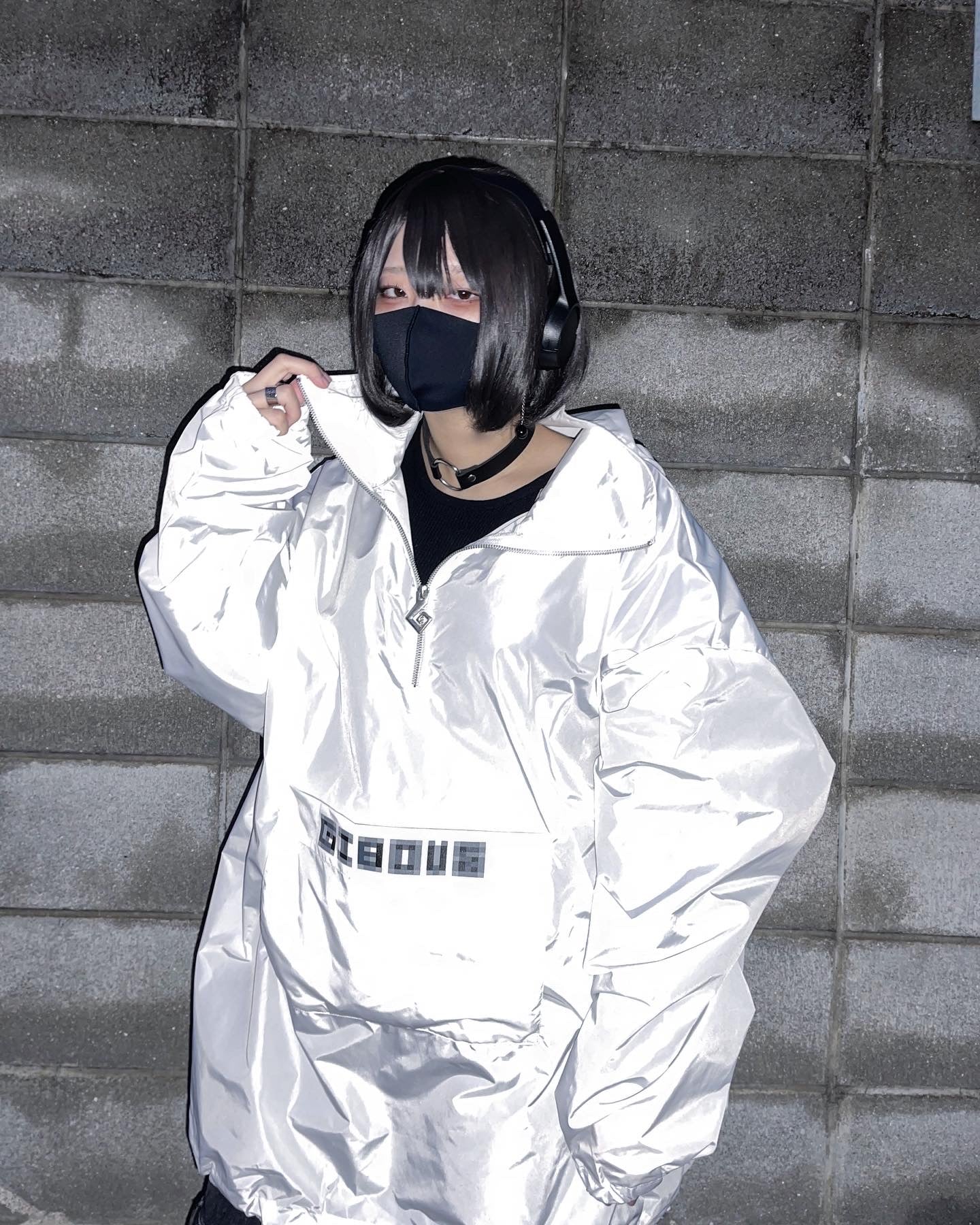 【再販】gibous Wind hoodie white