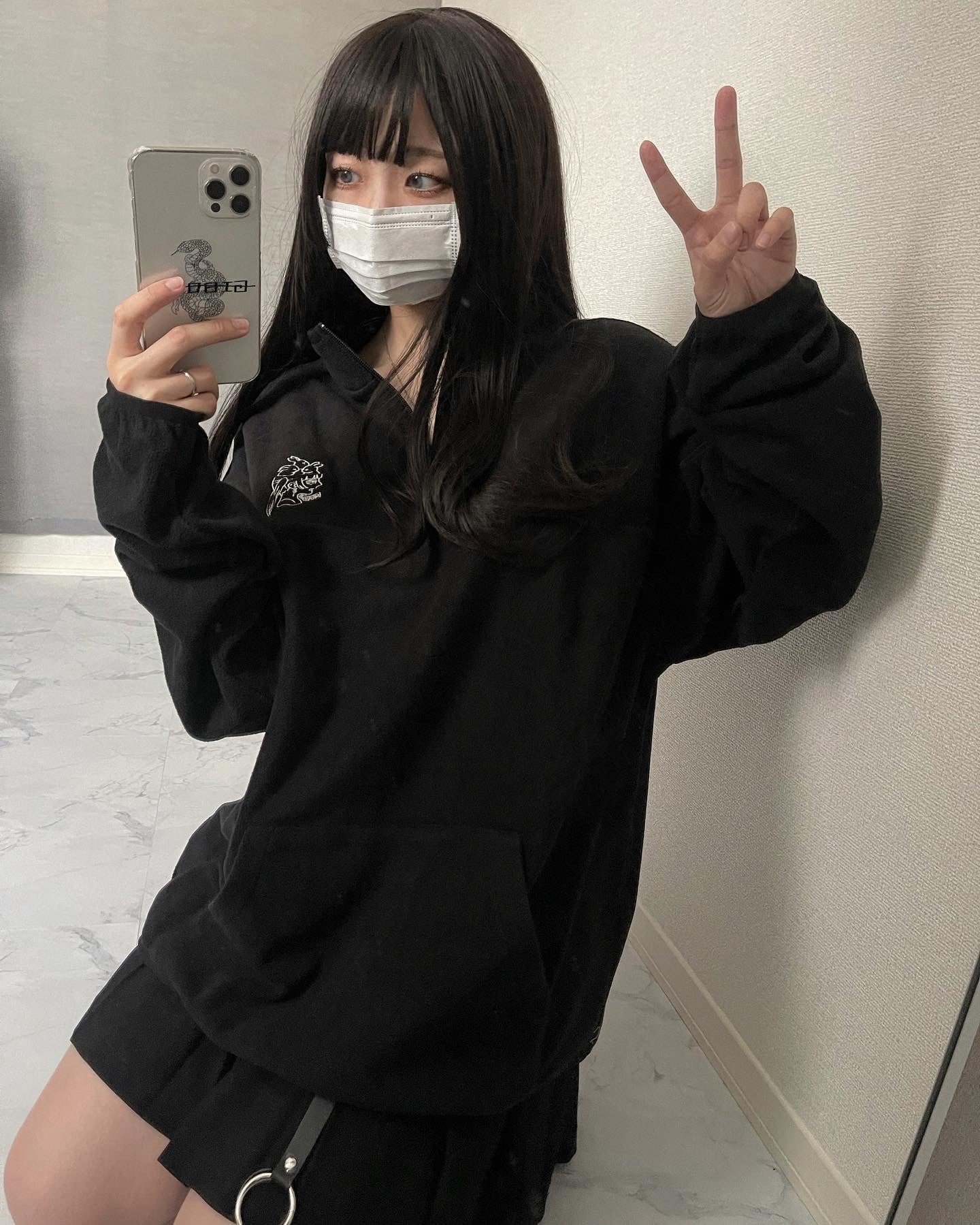 gibous 2023 rabbit fleece black