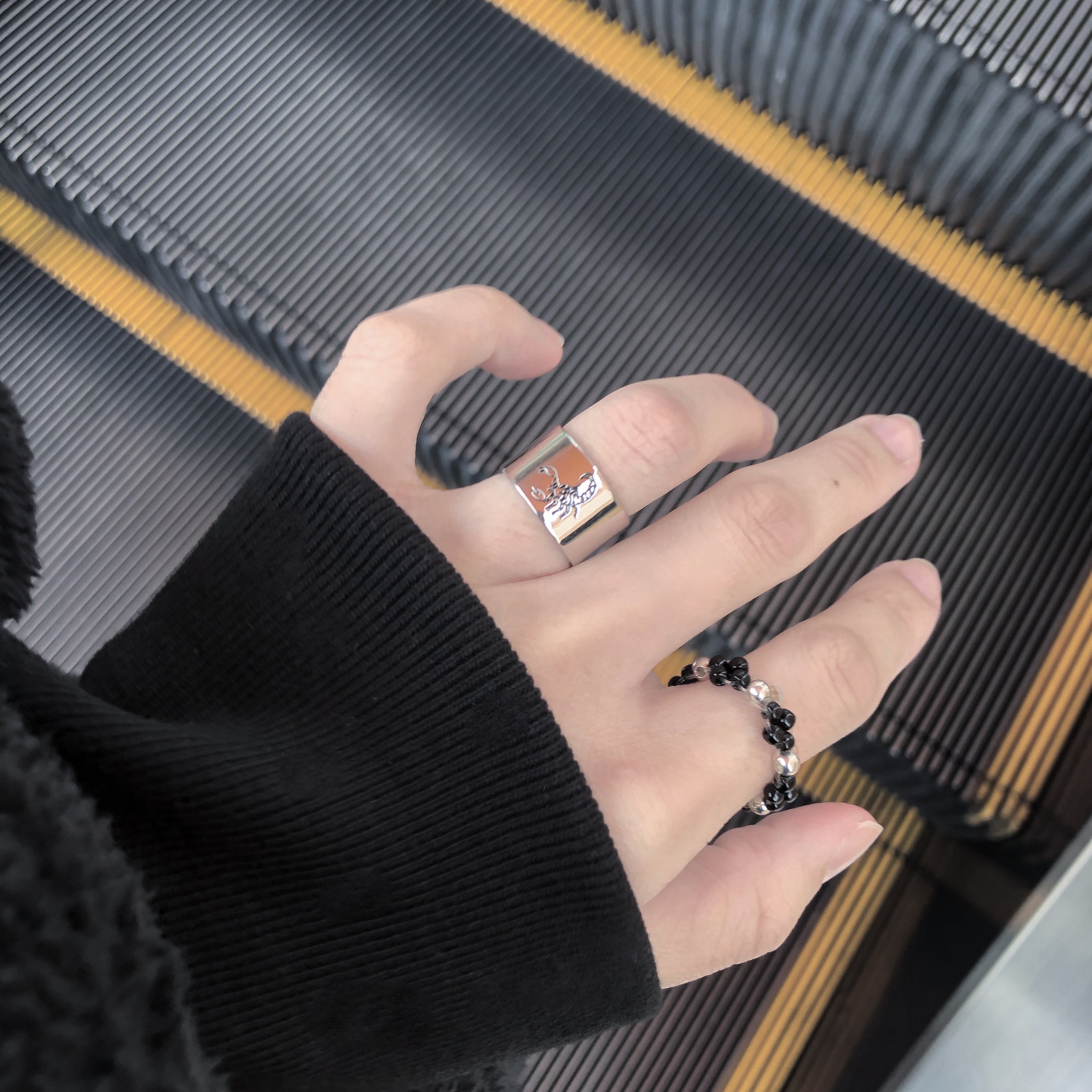 gibous scorpion ring