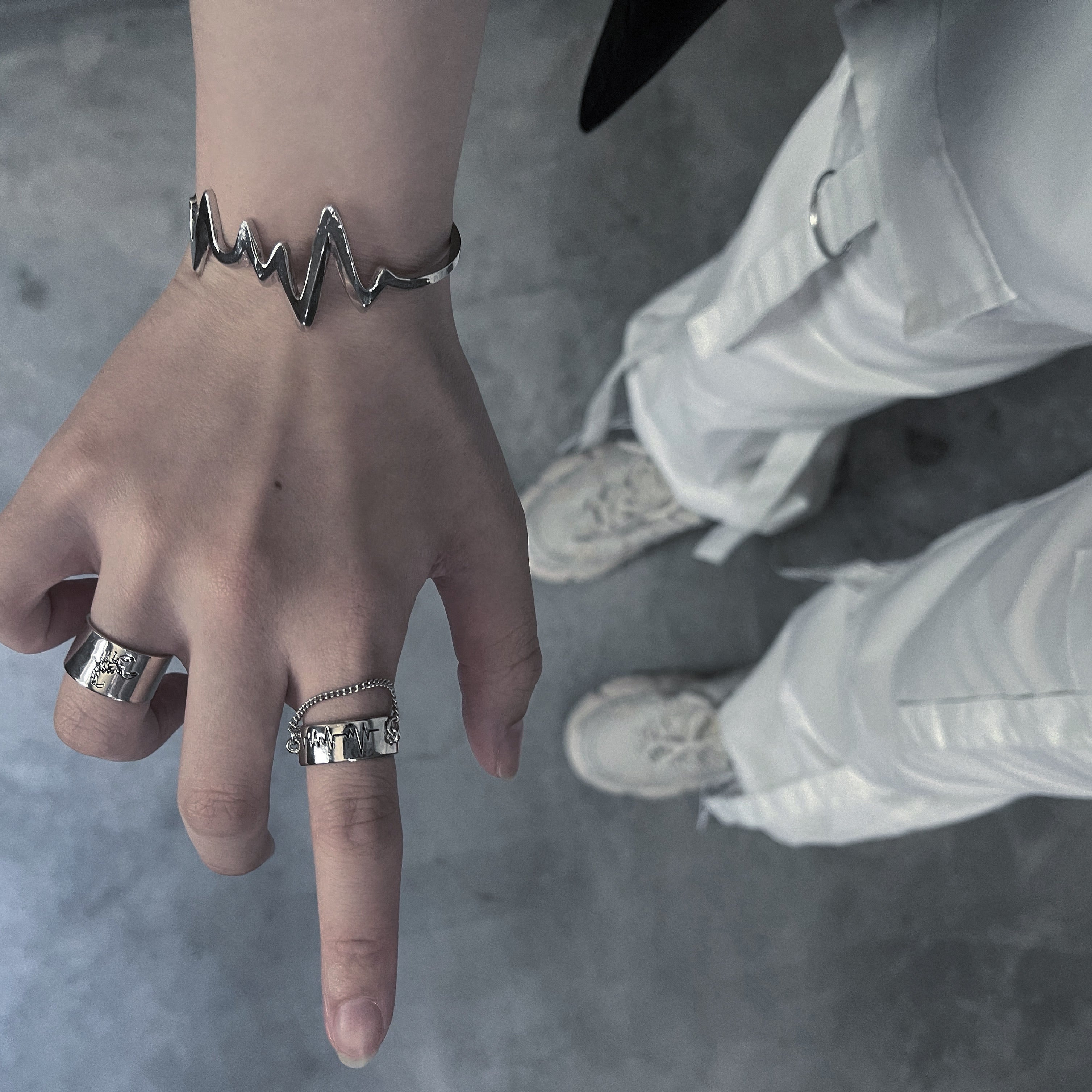 【再販】gibous signal chain ring