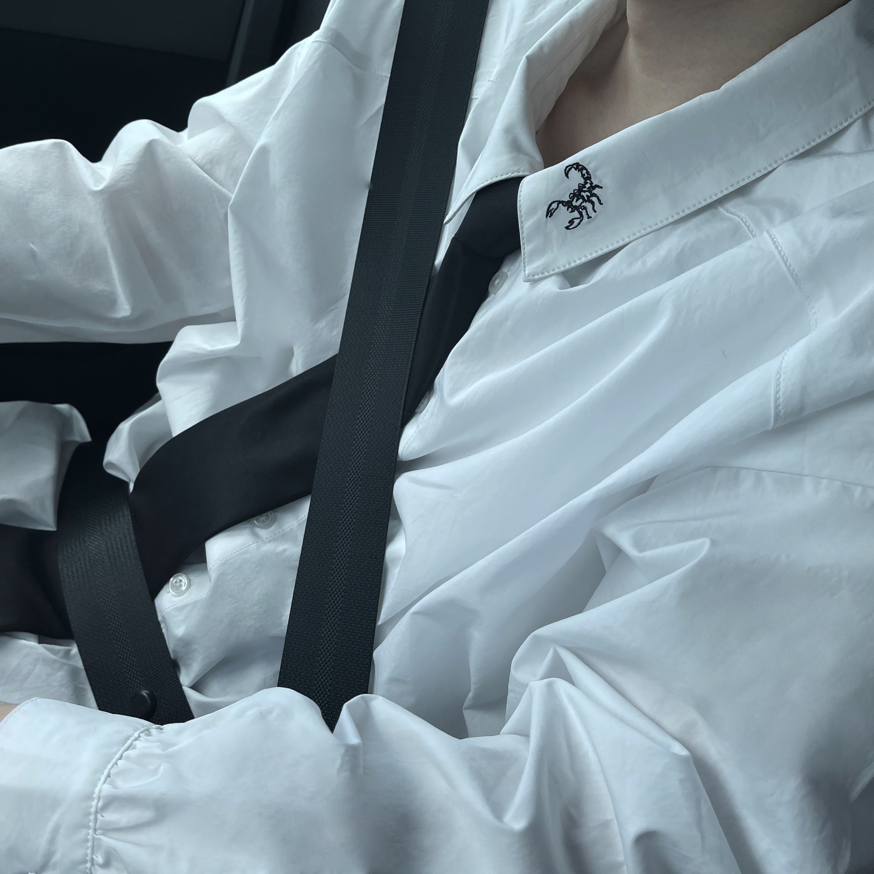 【再販】gibous scorpion shirt white