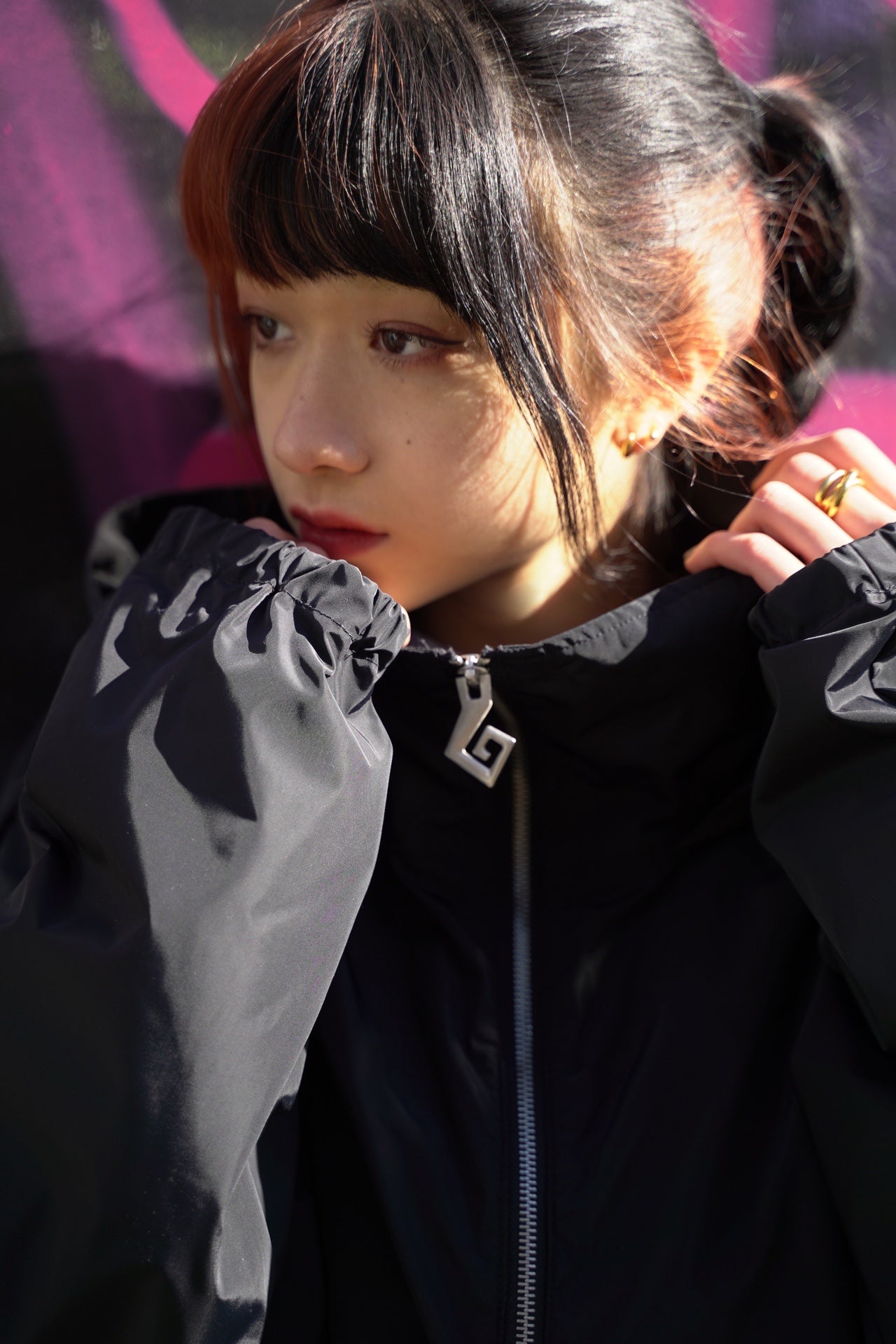 【再販】gibous Wind hoodie black