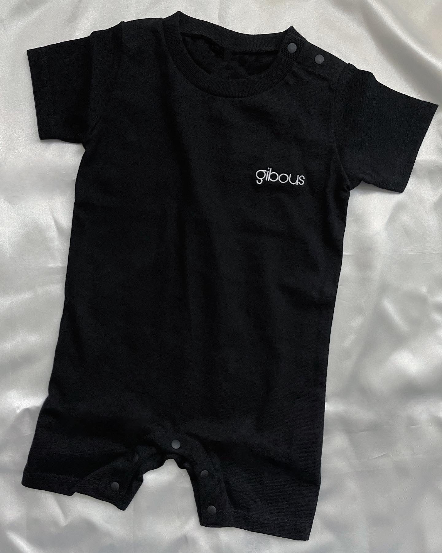 gibous baby logo rompers