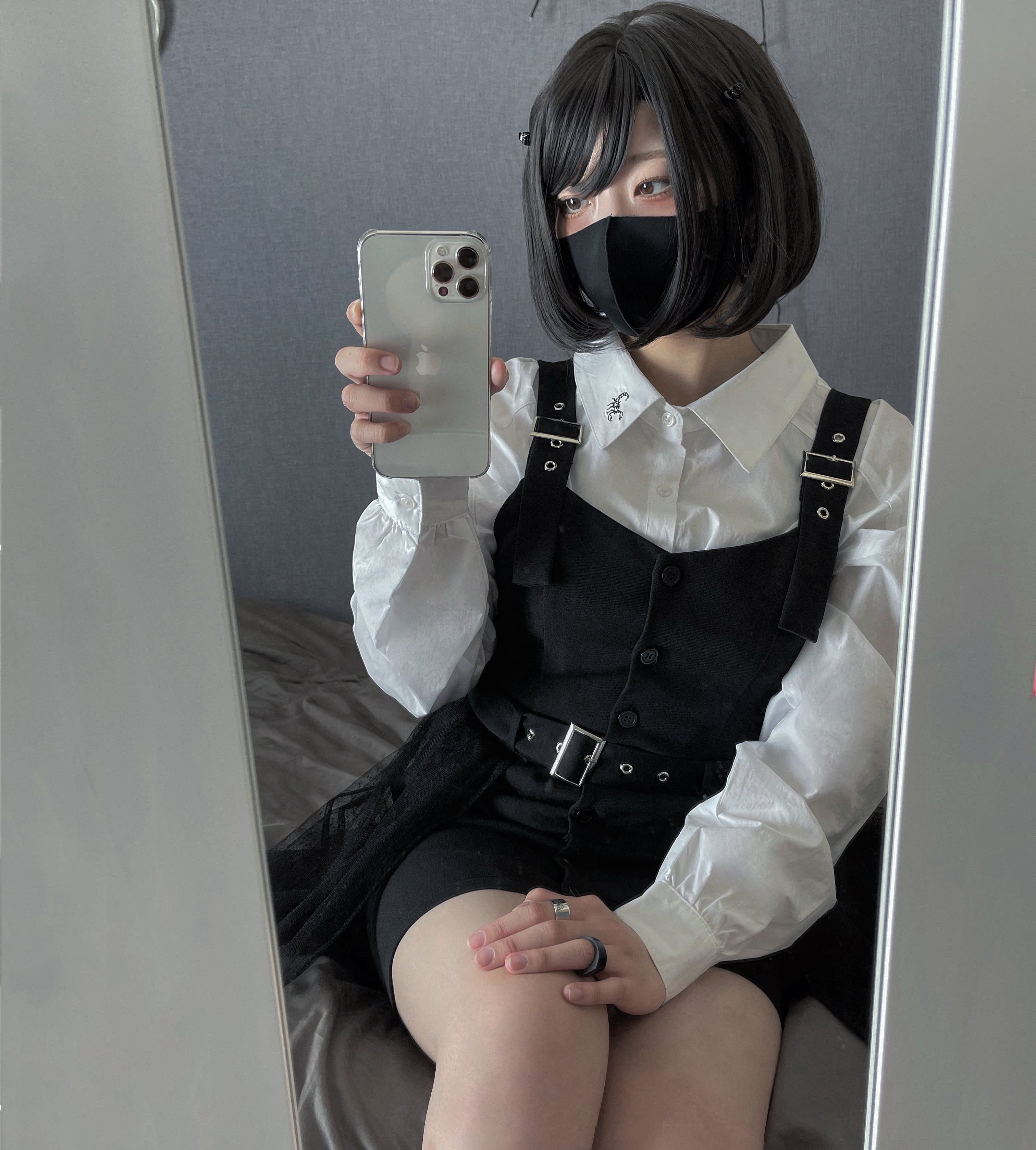 【再販】gibous scorpion shirt white