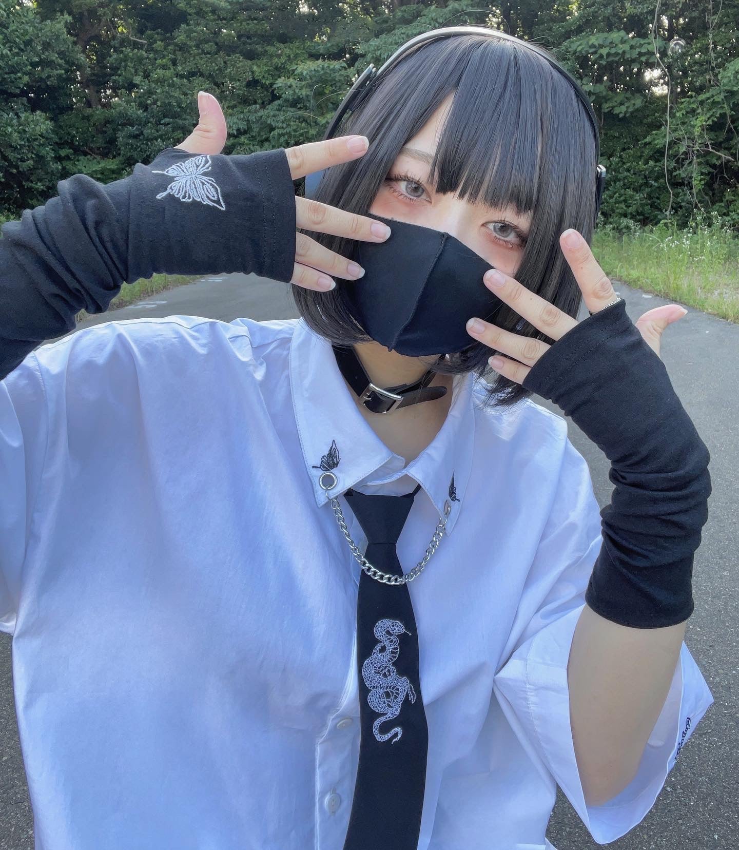 【再販】gibous snake scorpion necktie