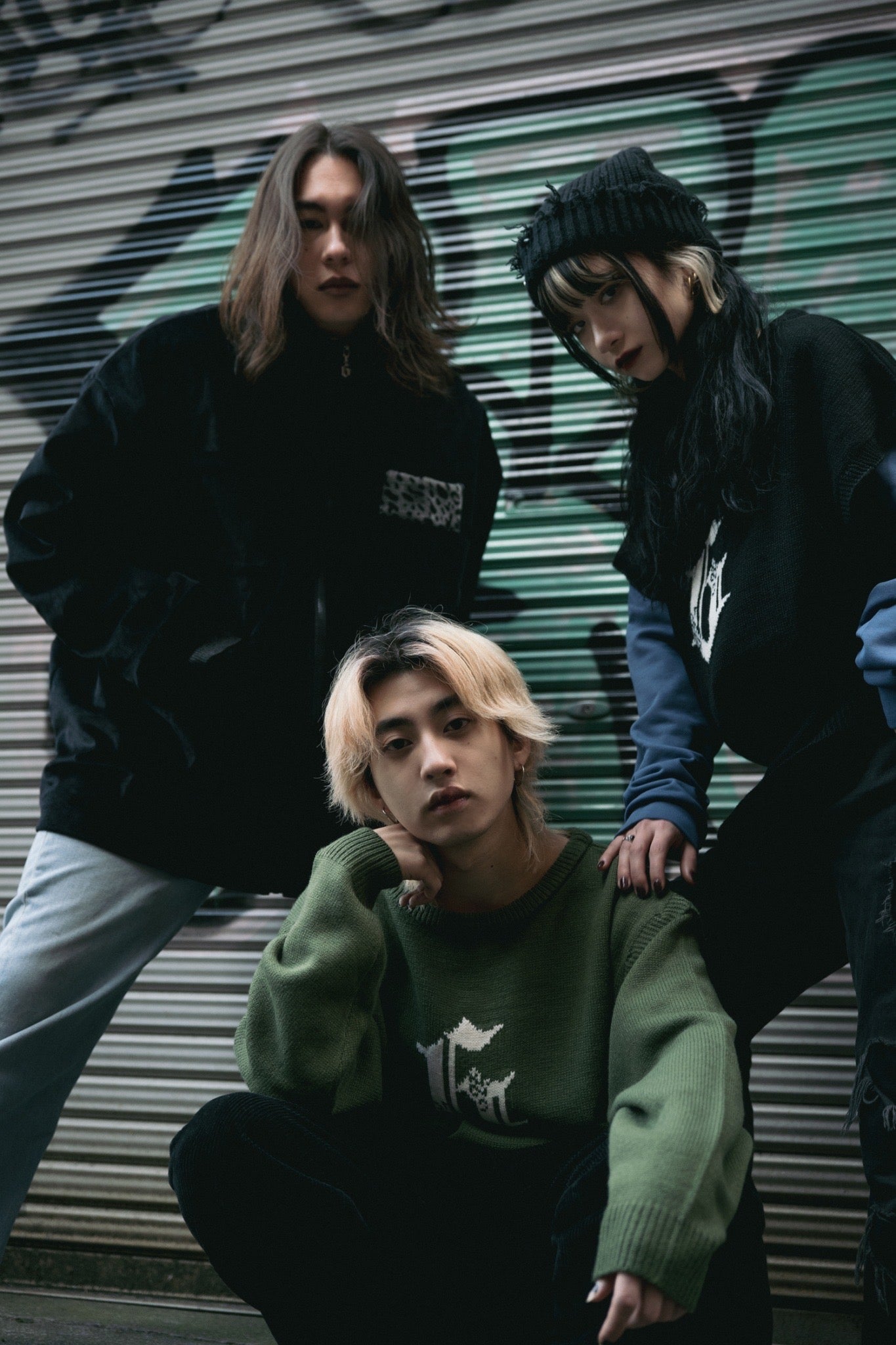gibous G 3way knit green