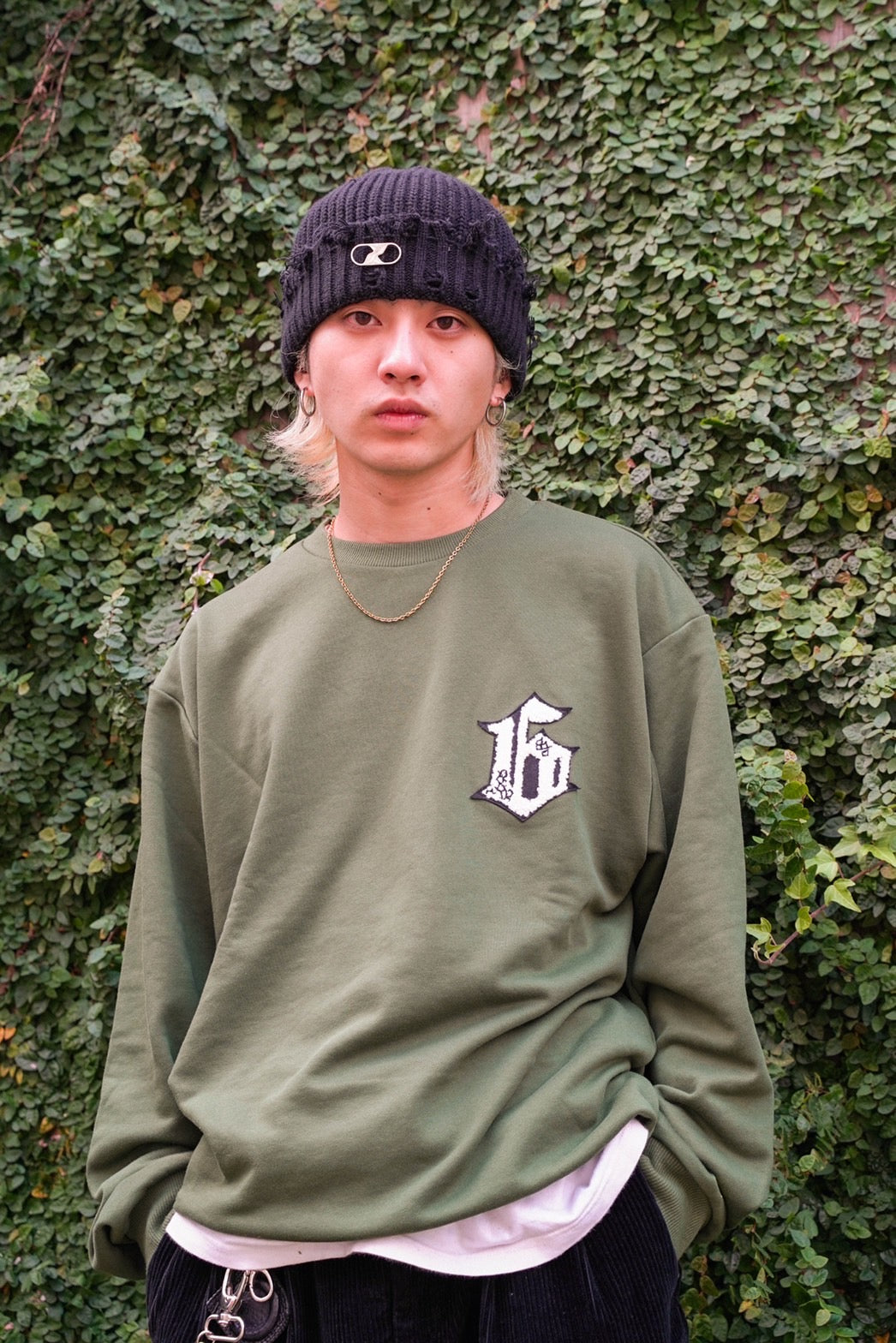 gibous wappen trainer moss green