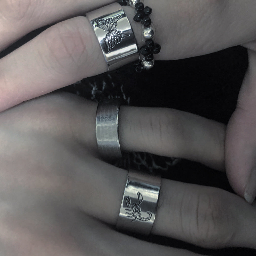 gibous scorpion ring