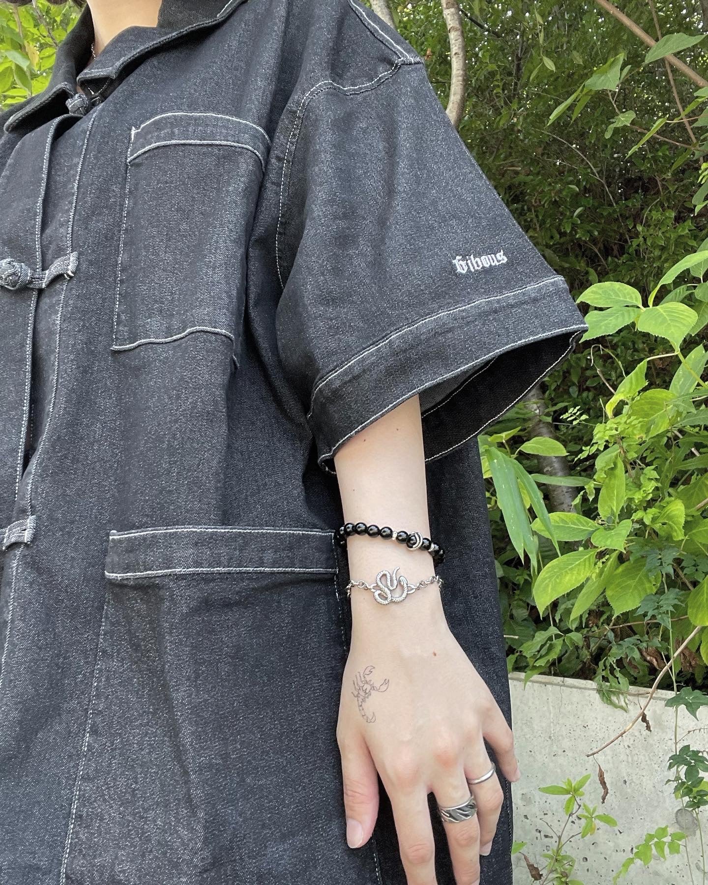 【再販】gibous snake bracelet