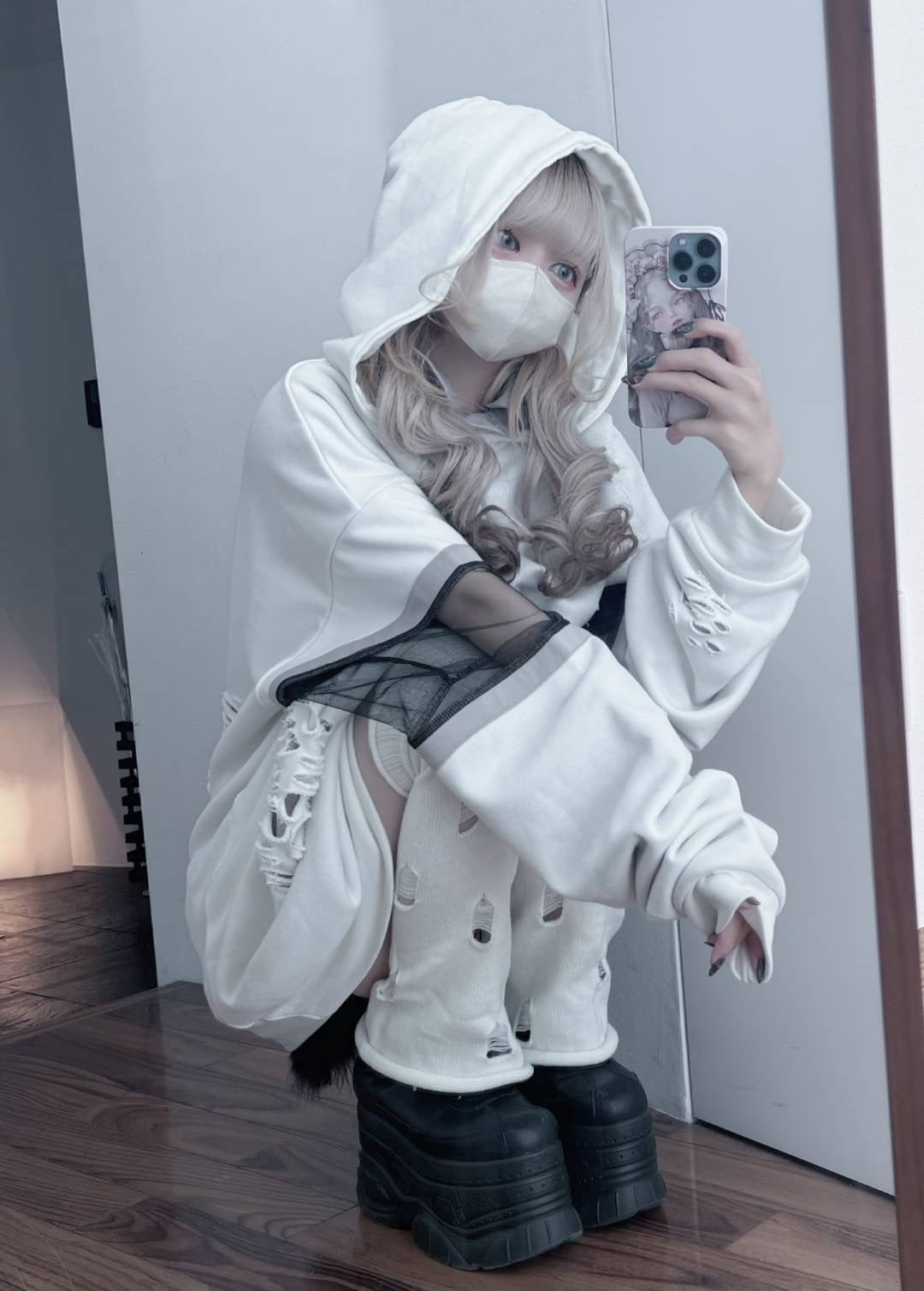 【受注生産】gibous×konoco parker white