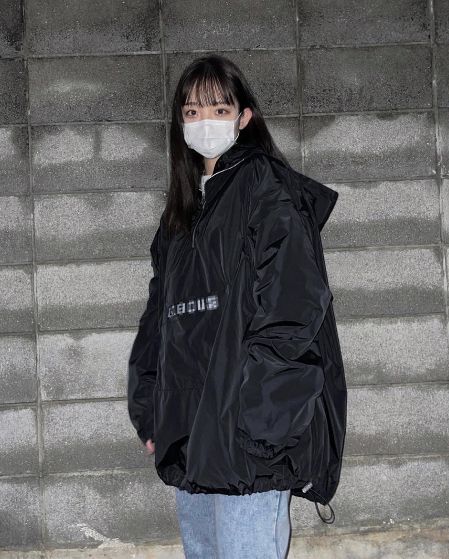 【再販】gibous Wind hoodie black