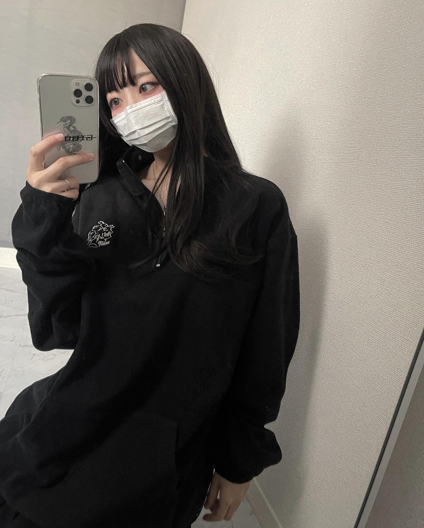 gibous 2023 rabbit fleece black