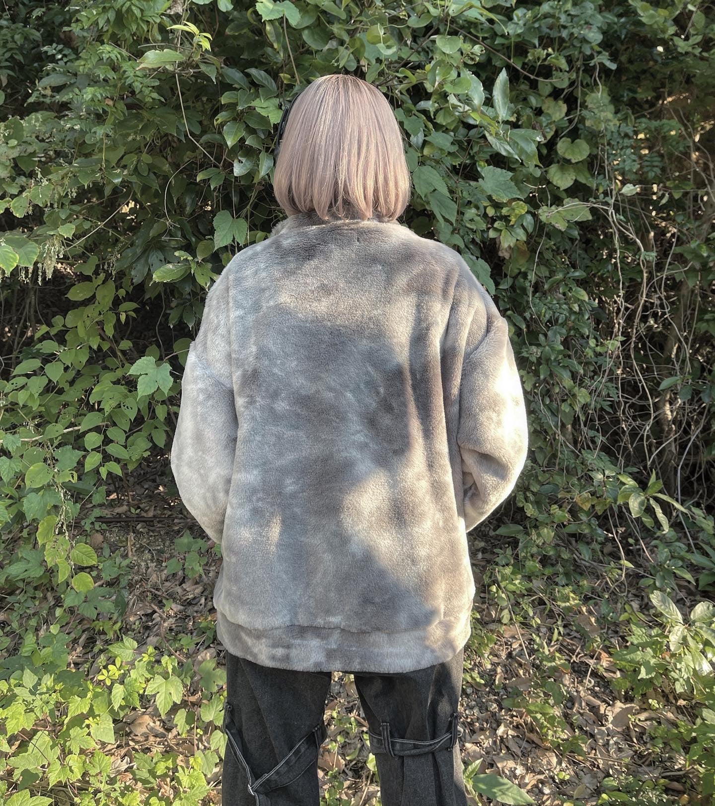 【再販】lhp tie-dye cross half zip light