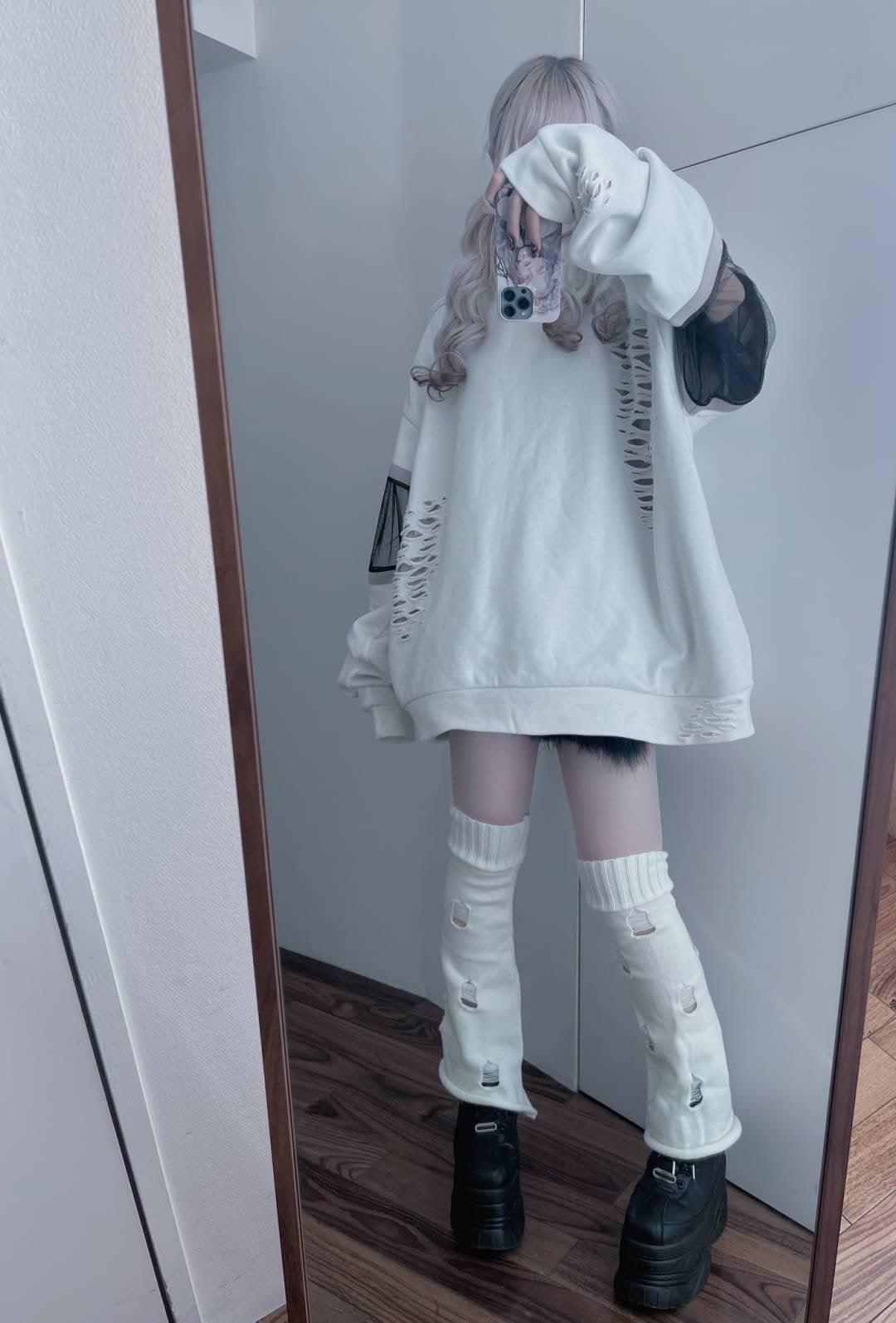 【受注生産】gibous×konoco parker white